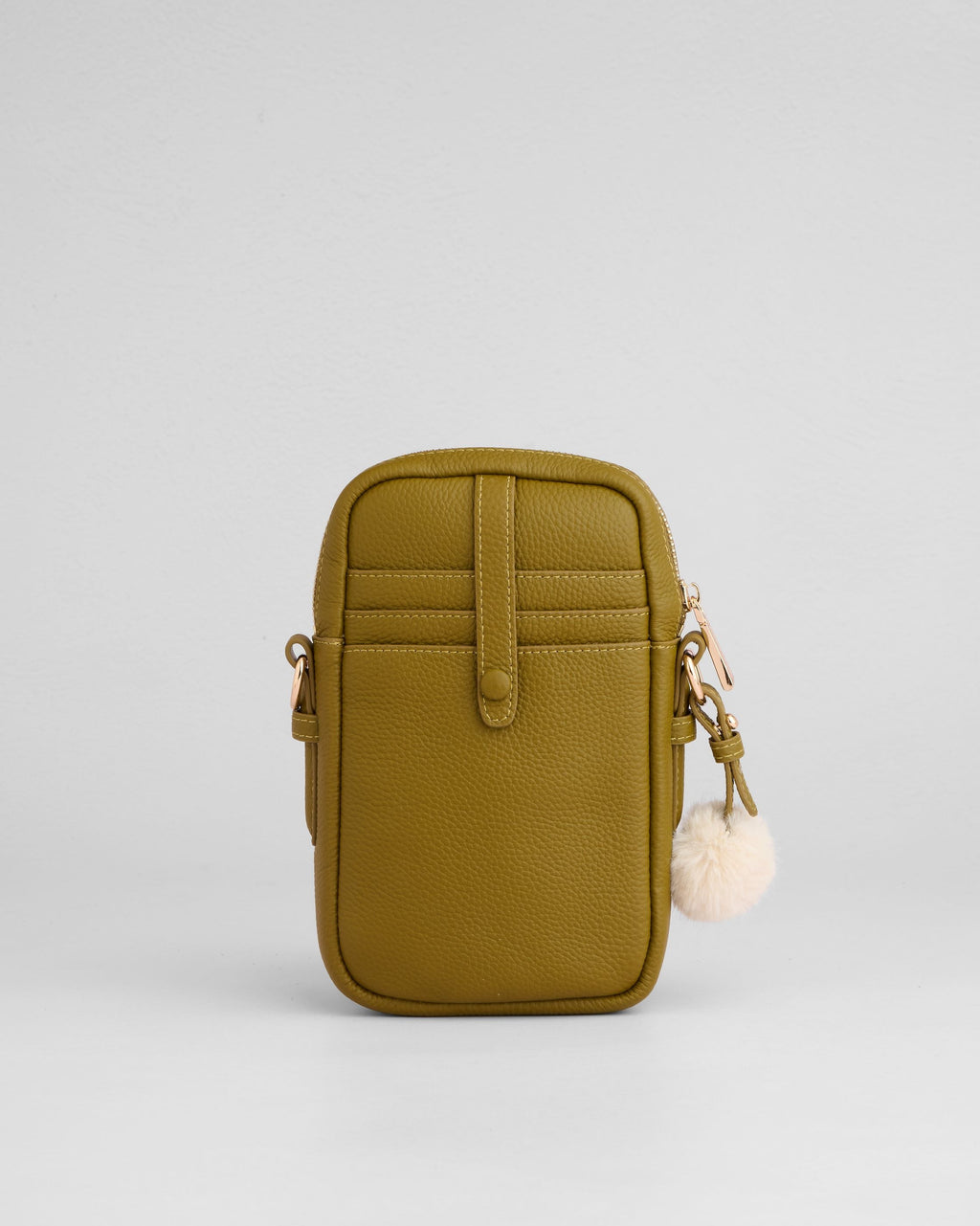Pom Pom London Eaton Olive Green