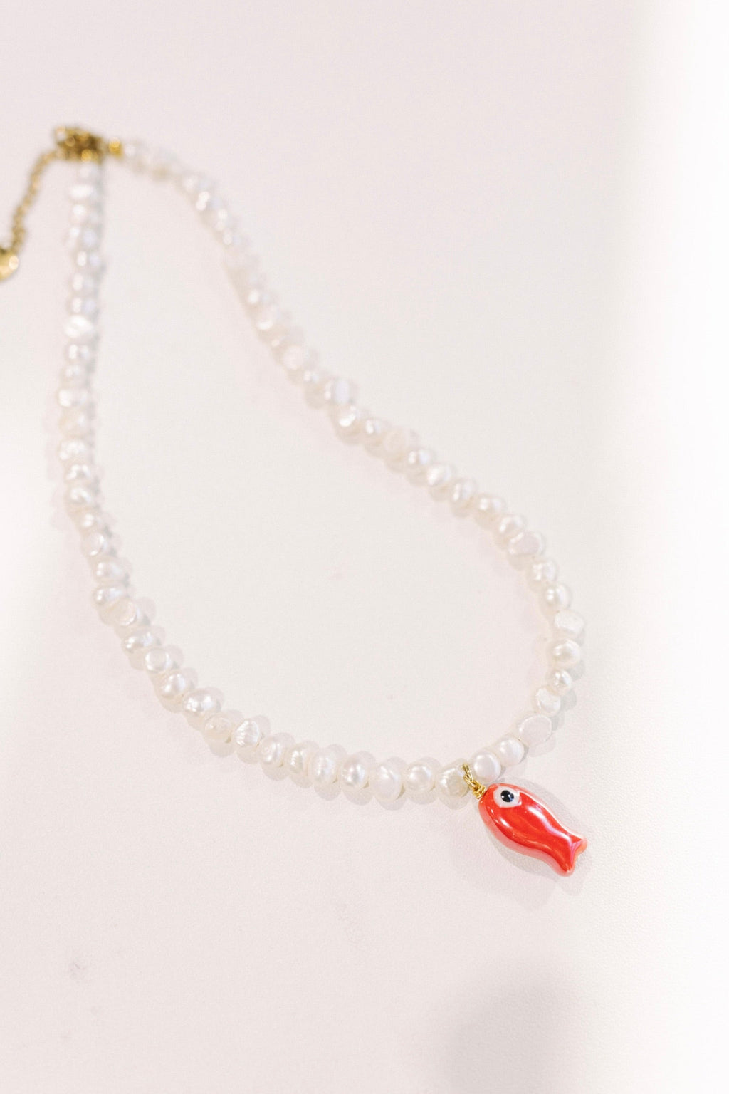 Gone Fishin' Pearl Necklace