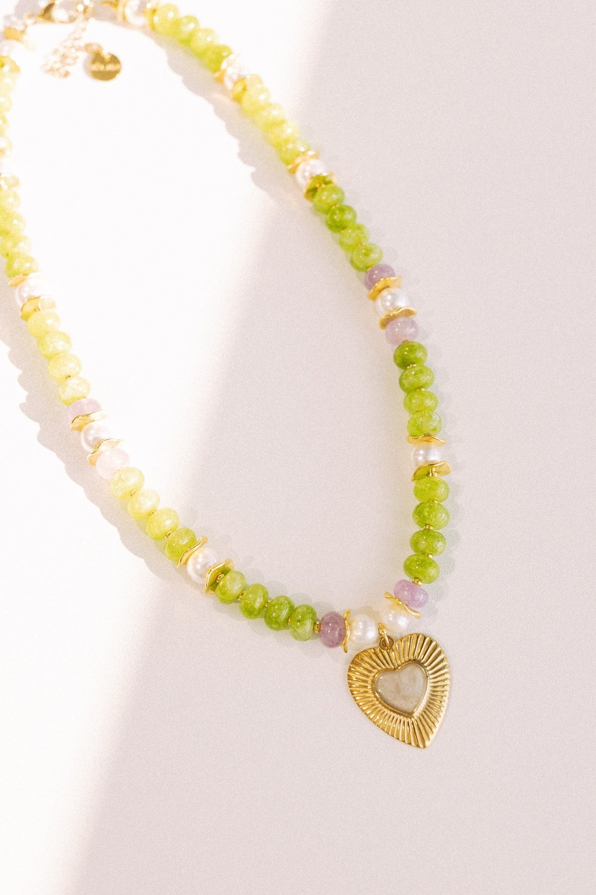 Spring For Heart Beaded Necklace