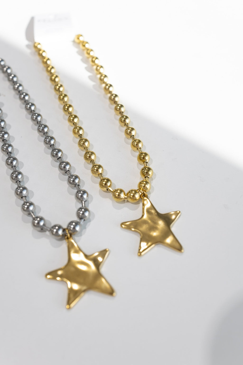 Barb & Star Necklace || Gold On Gold