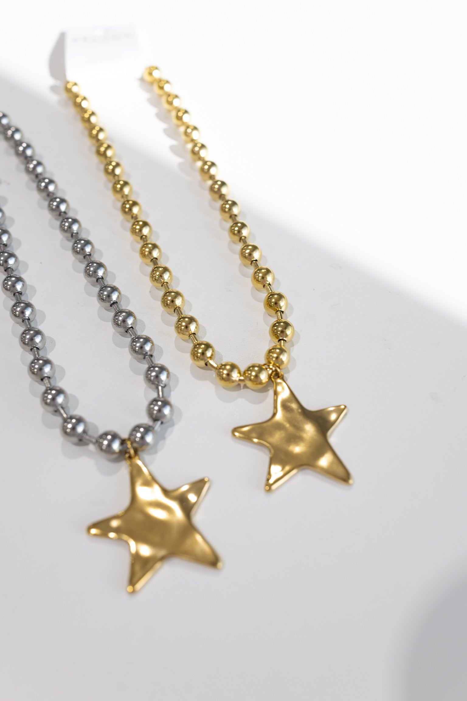 Barb & Star Necklace || Gold On Gold