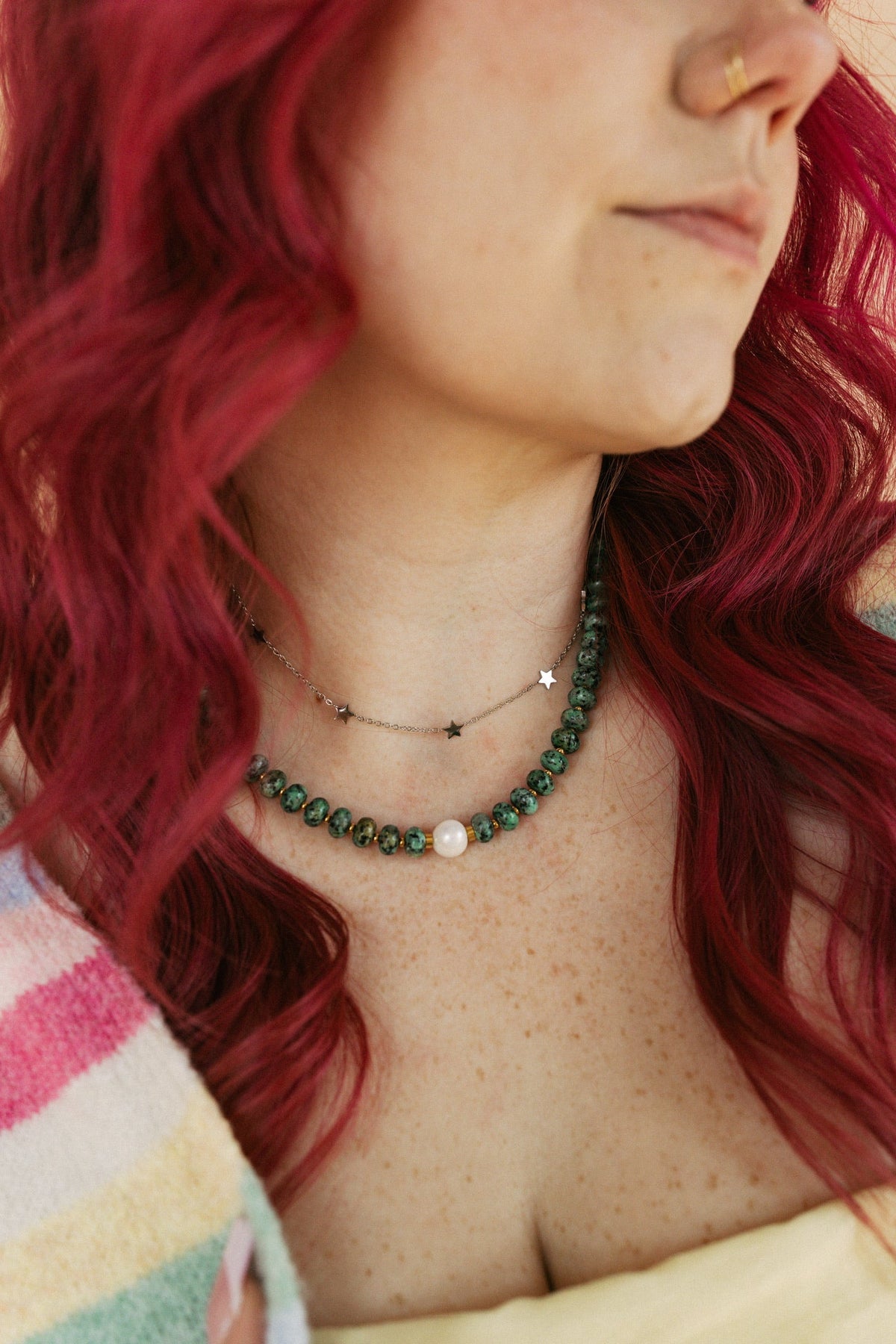 Tidal Pearl Beaded Necklace 2