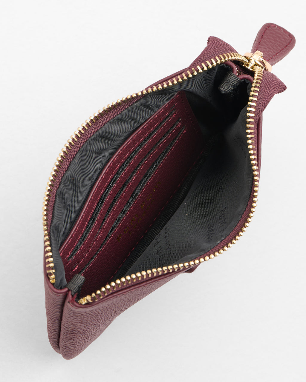 Chelsea Coin Purse Dark Maroon