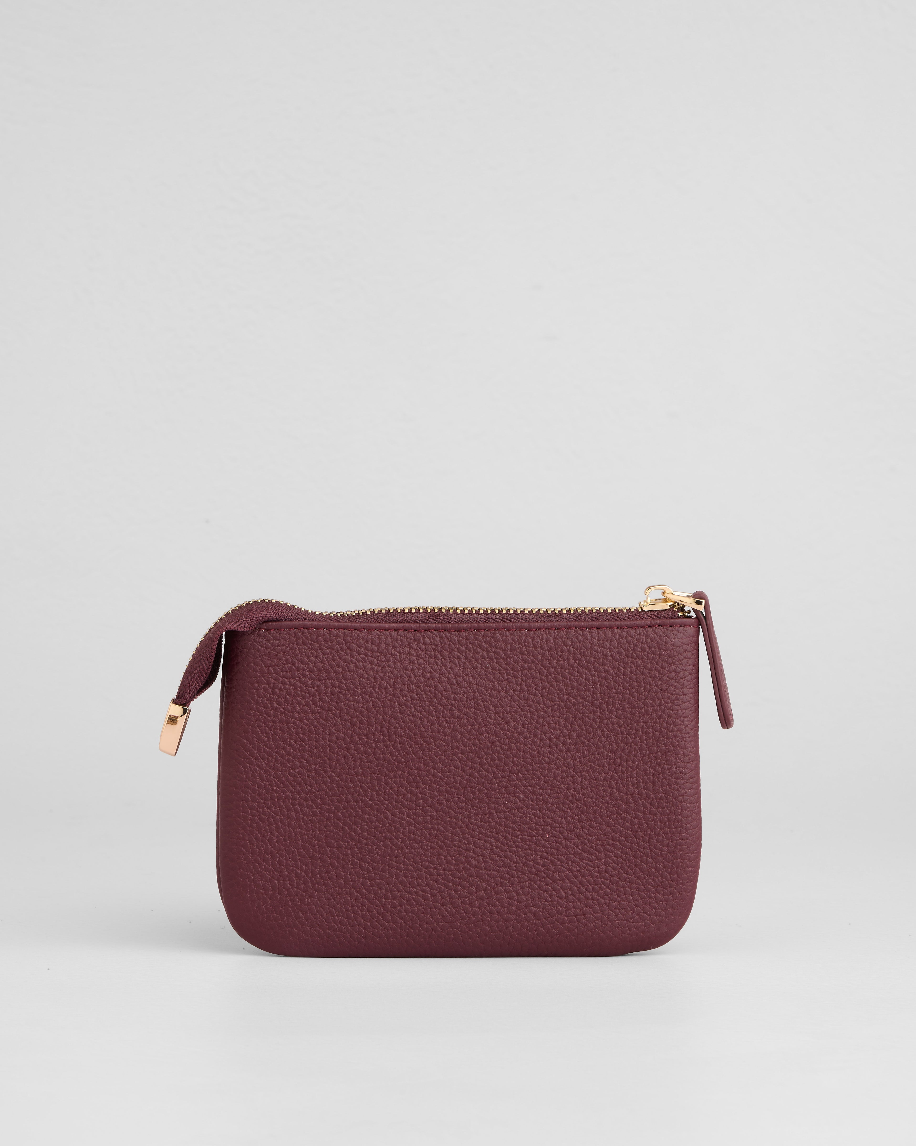 Chelsea Coin Purse Dark Maroon