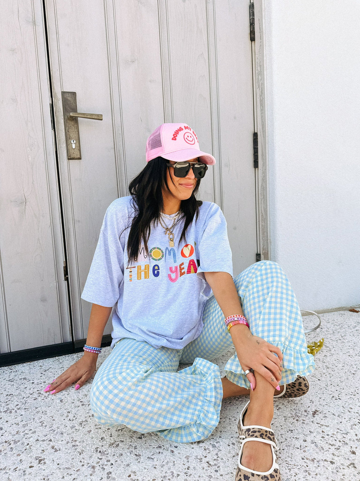 Doing My Best Trucker Hat - Pink 2