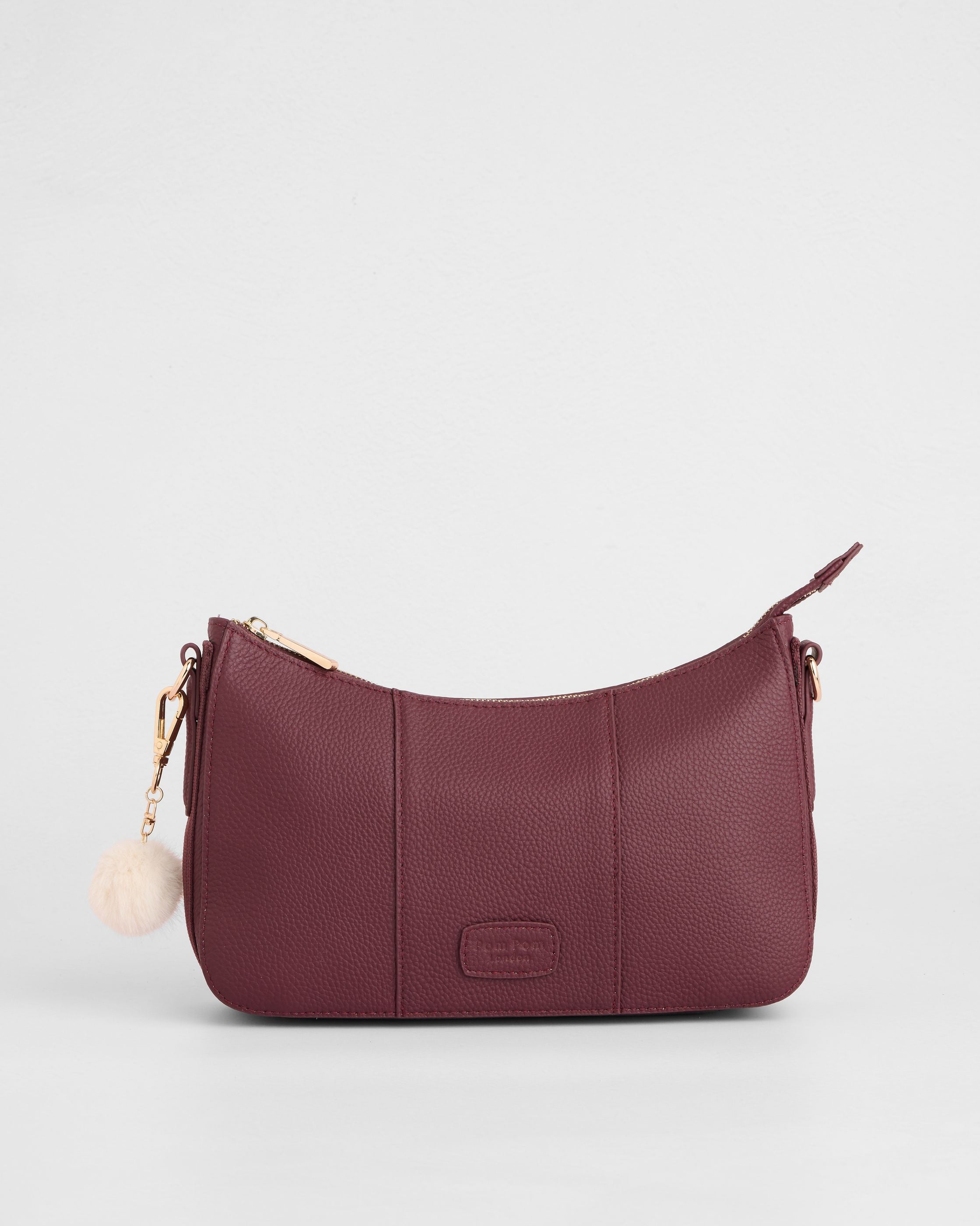 Pom Pom London Edgware Dark Maroon