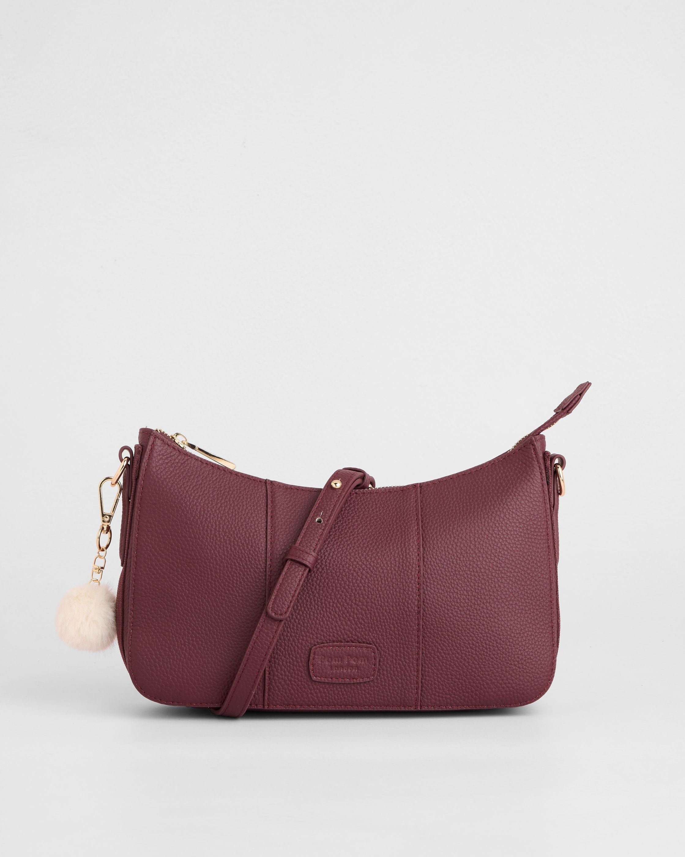 Pom Pom London Edgware Dark Maroon