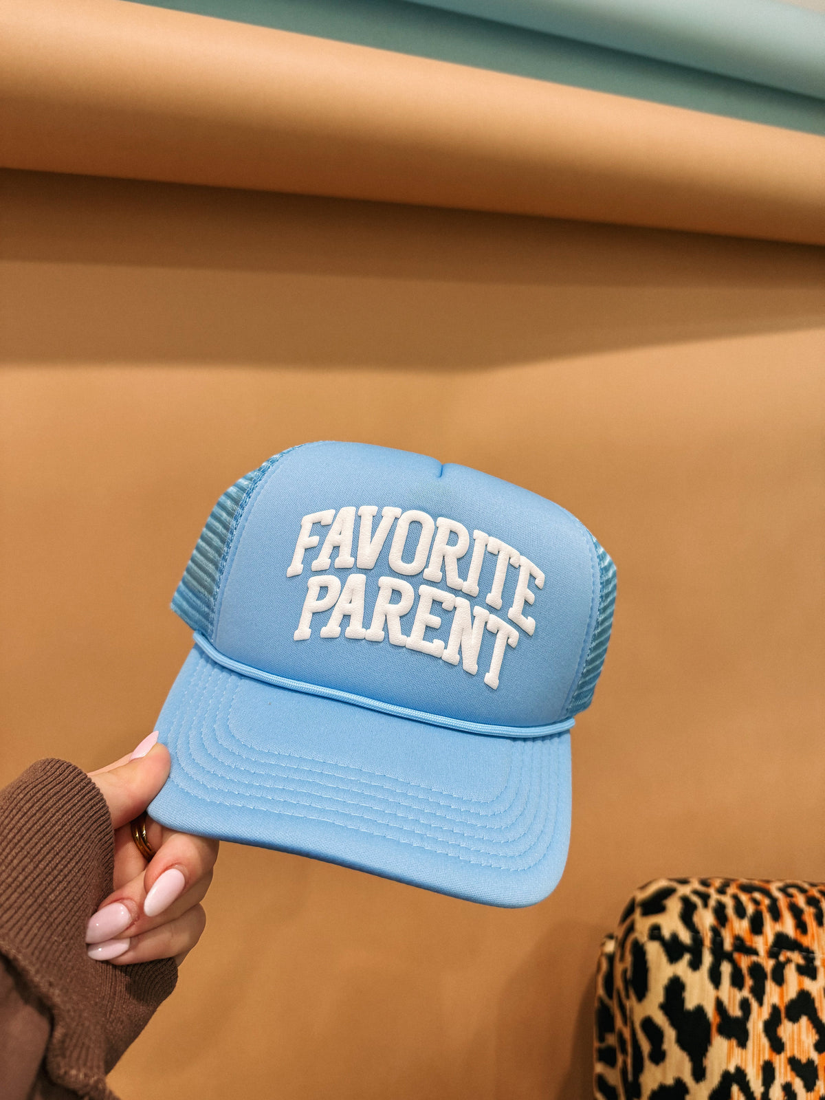Favorite Parent Trucker Hat - Blue