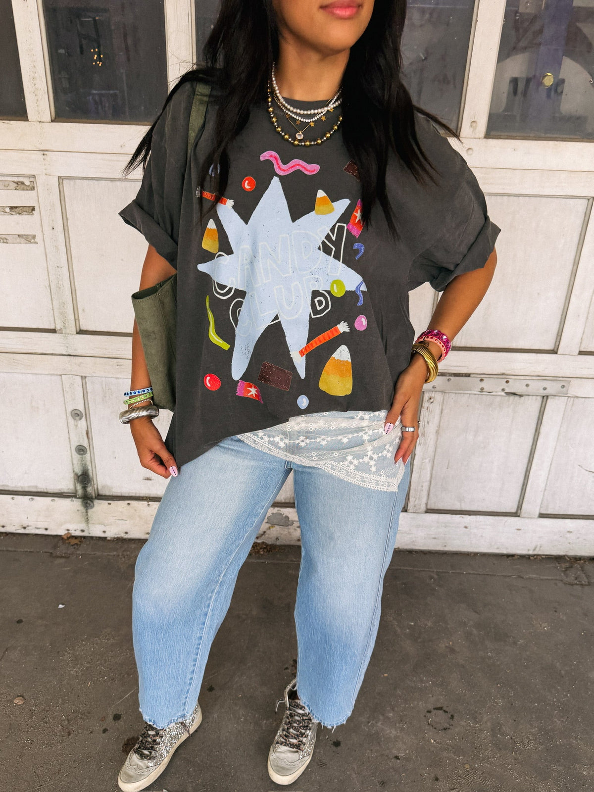 Candy Club Tee - Charcoal 3