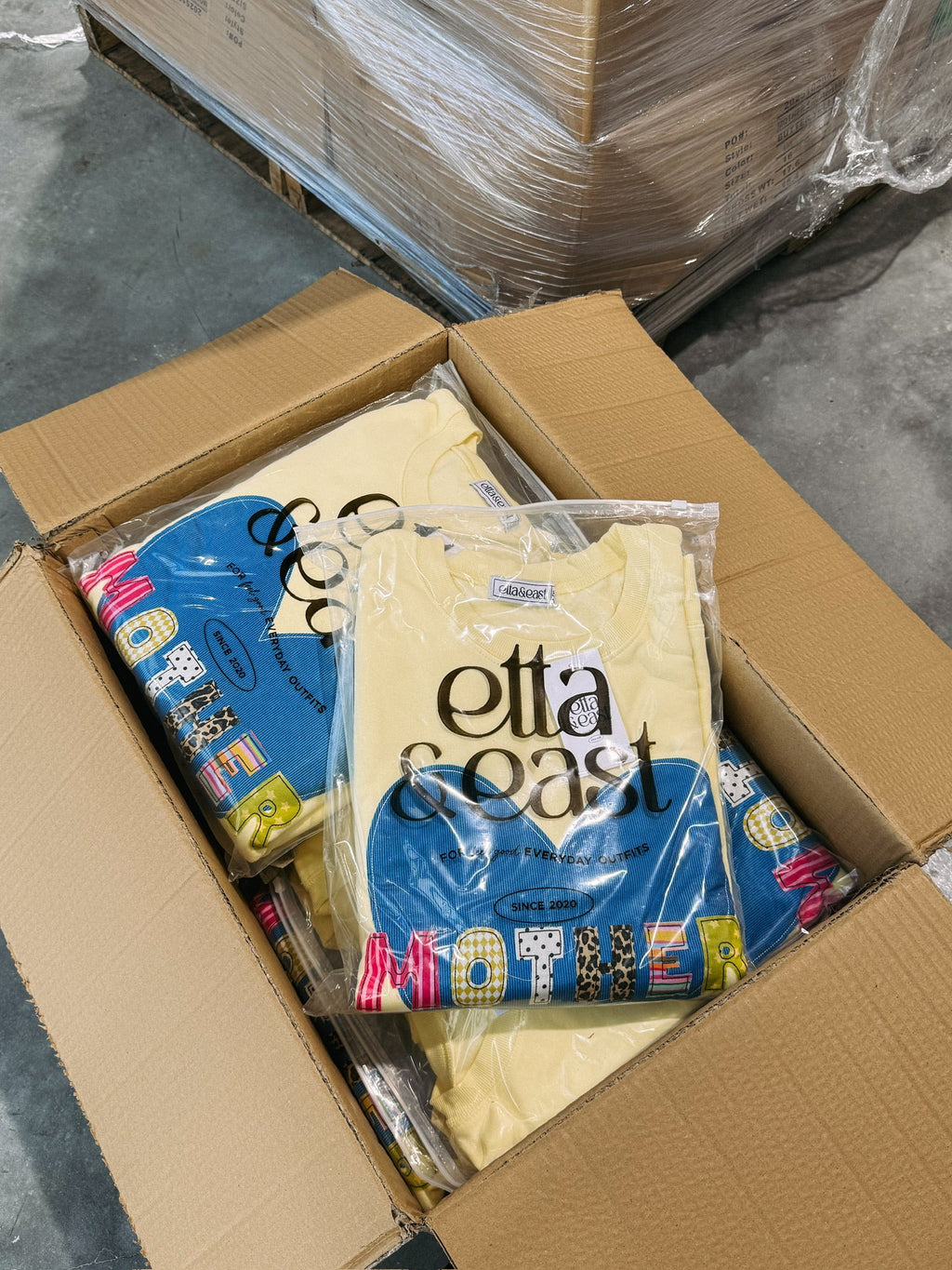 ETTA OG | mother's love sweatshirt - butter yellow