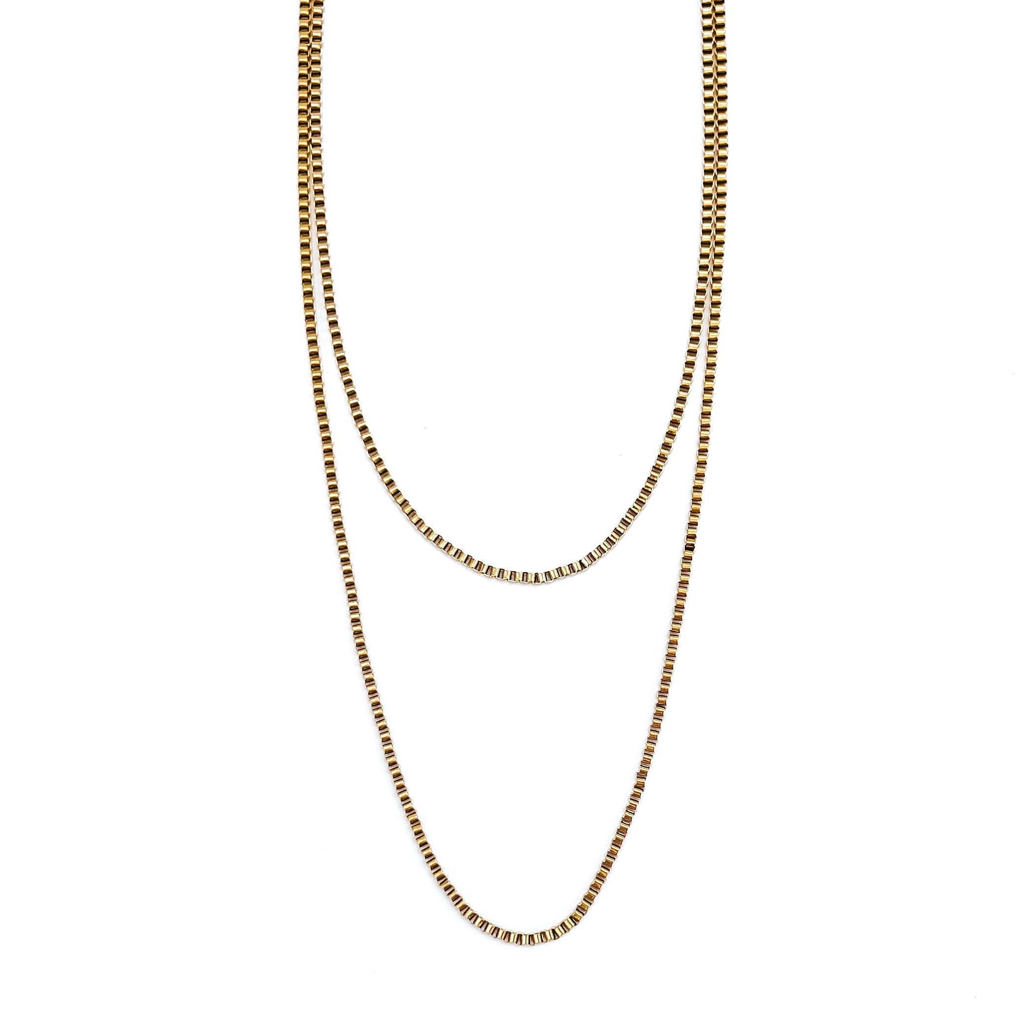 Mittie Gold Chain Necklace || Choose Length