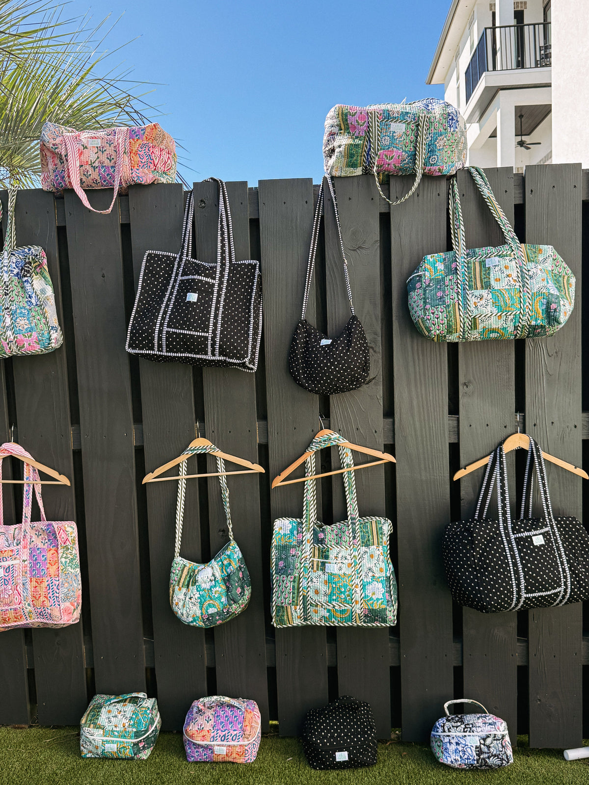 Quilted Tote Bag - Evergreen 2