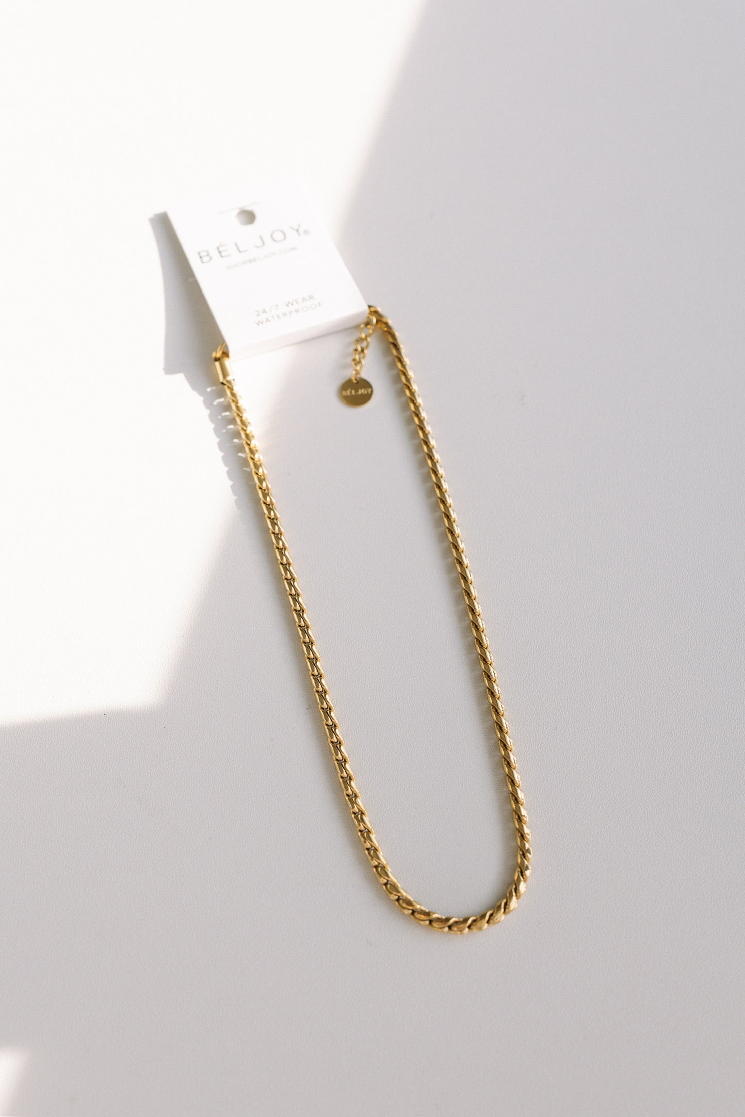 Margo Gold Rope Chain Necklace