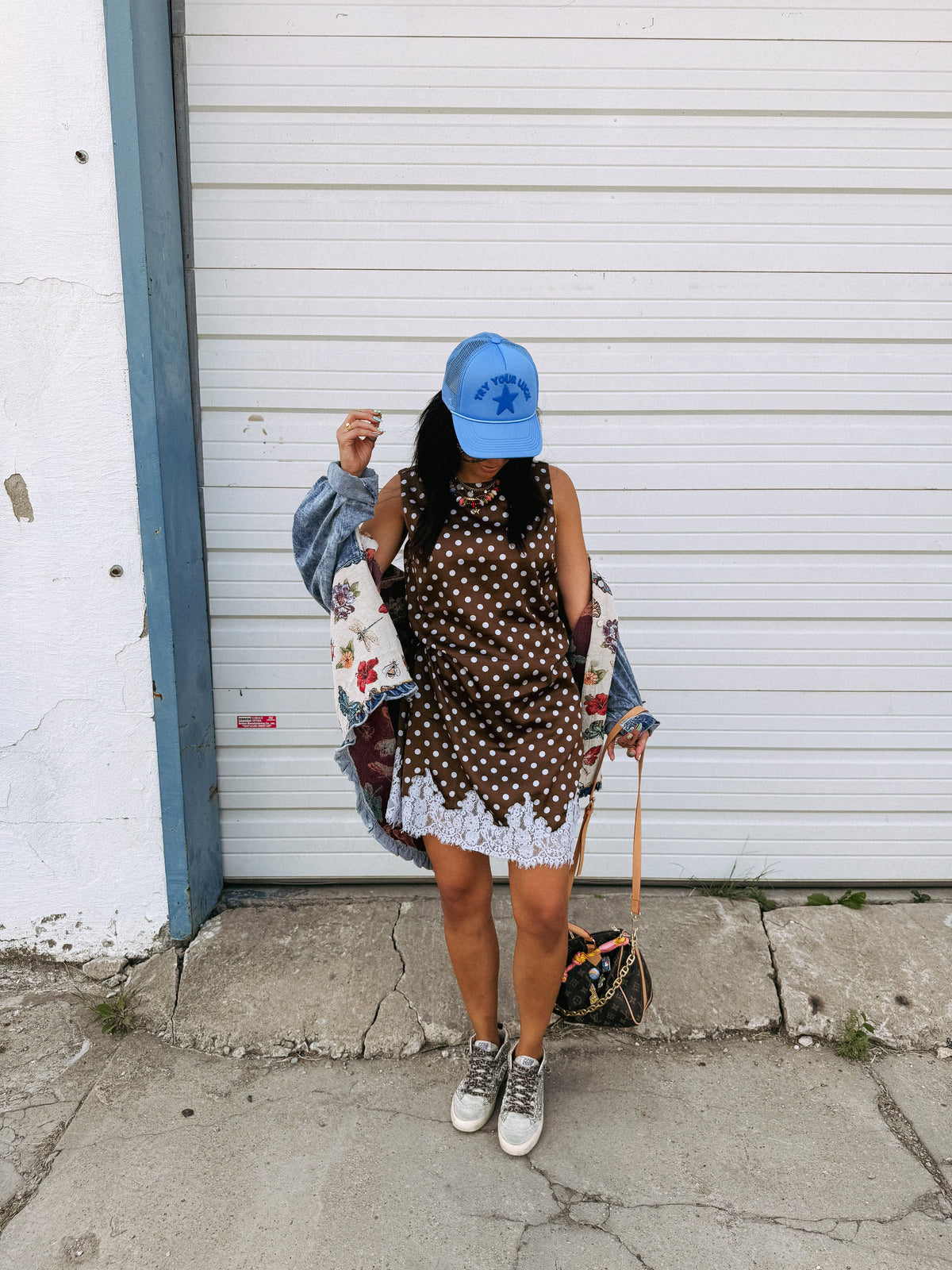 Try Your Luck Trucker Hat - Blue 3