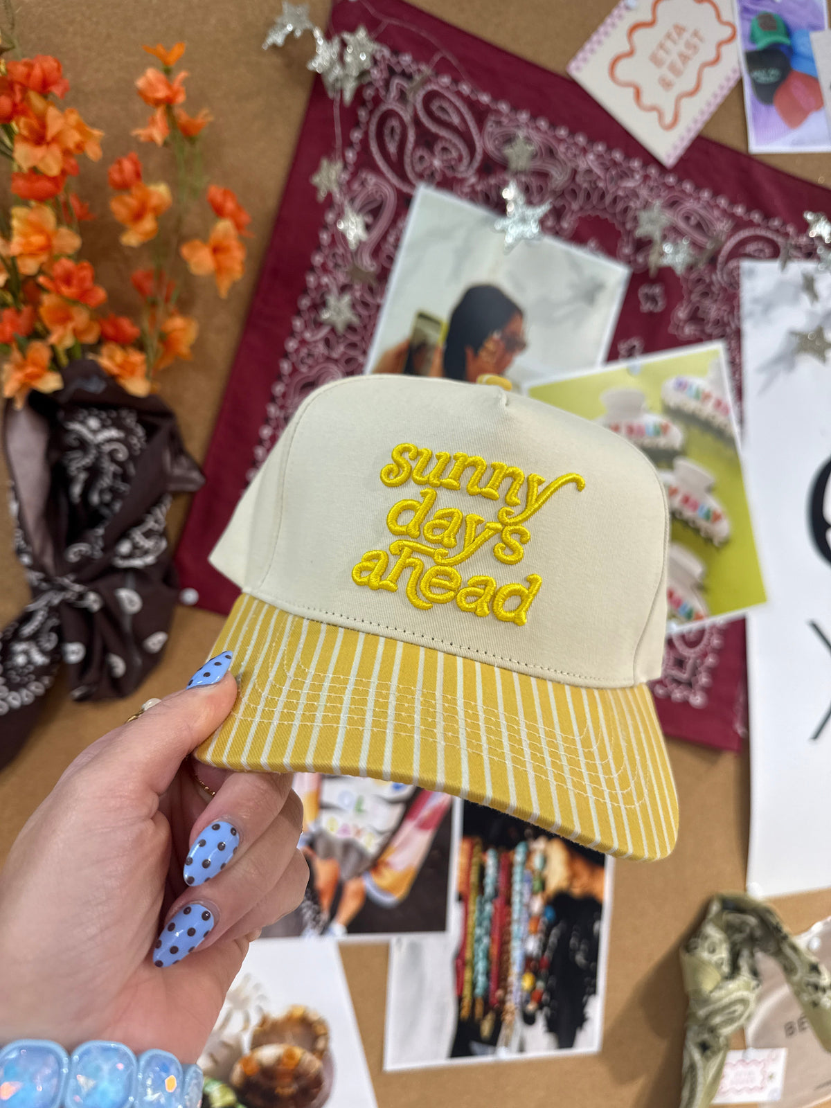 Sunny Days Ahead Trucker Hat - Yellow
