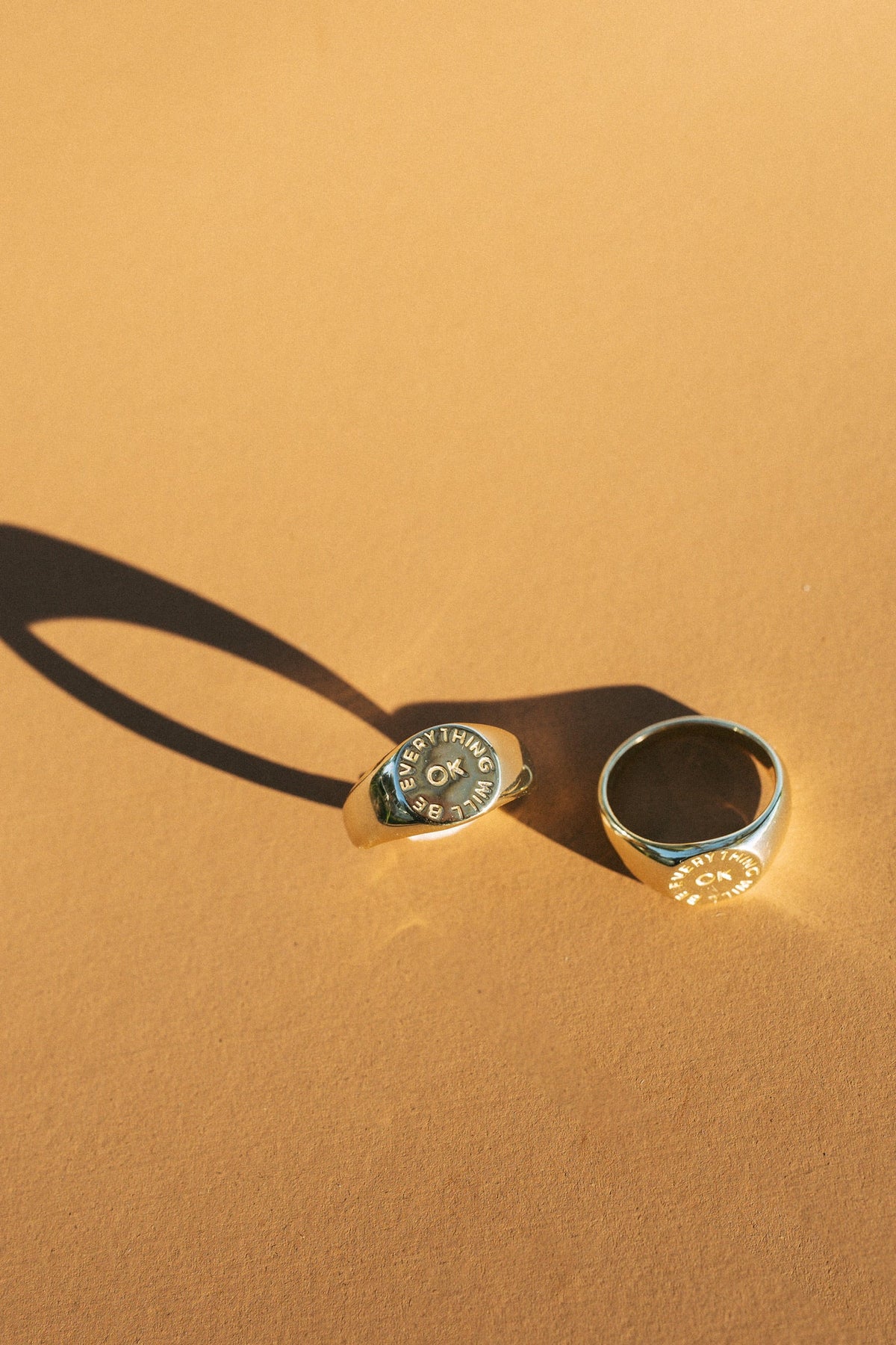 14K Luxe Everything Will Be Ok Ring