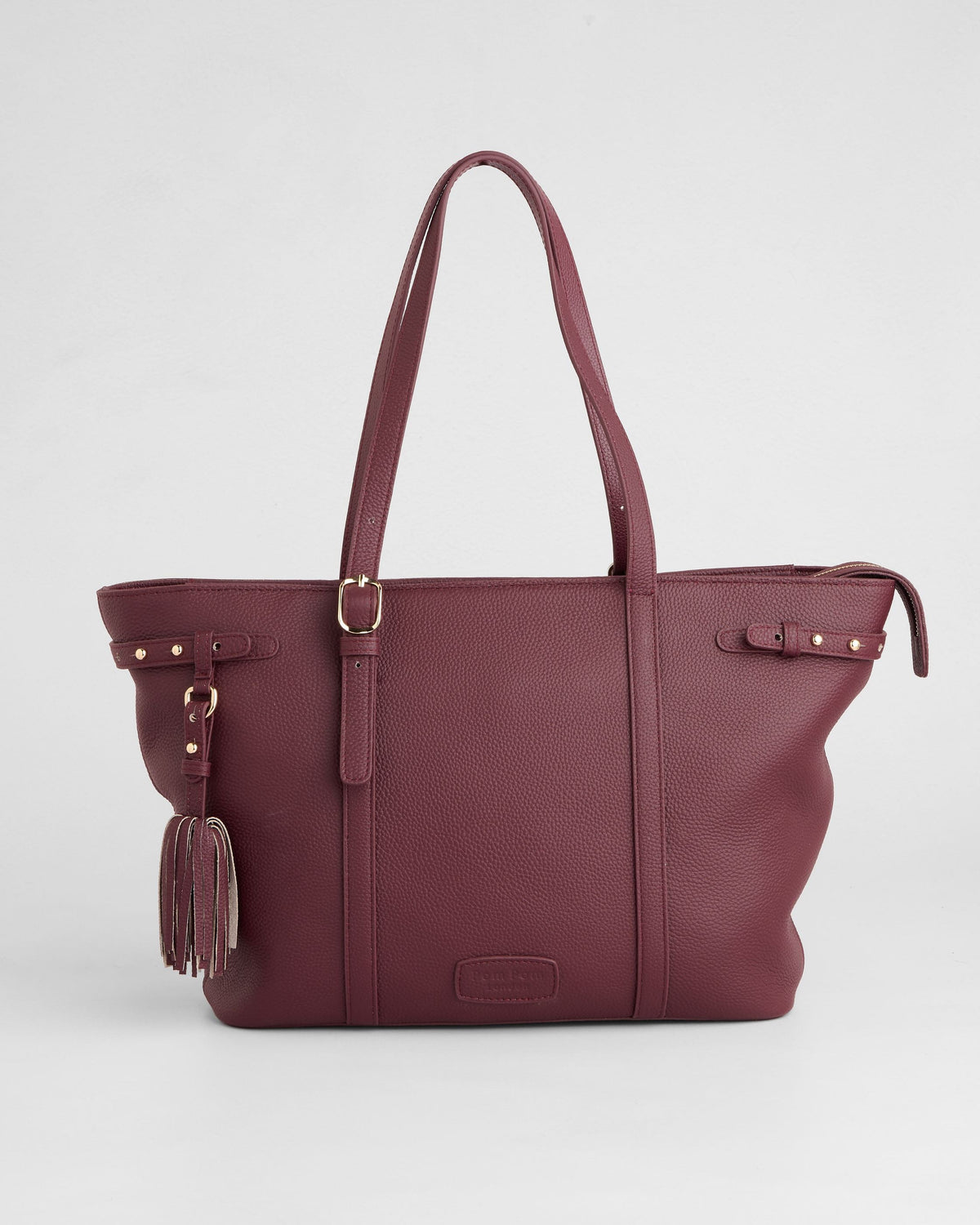 Pom Pom London Pelham Dark Maroon
