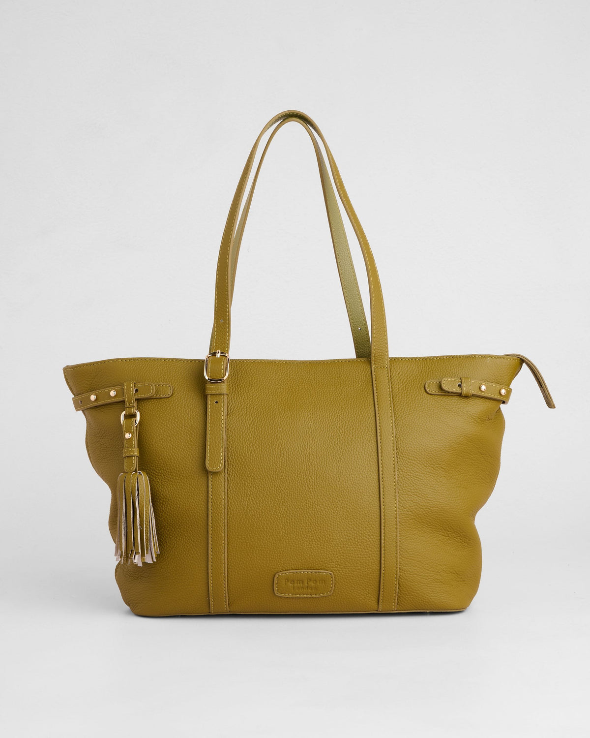 Pom Pom London Pelham Olive Green