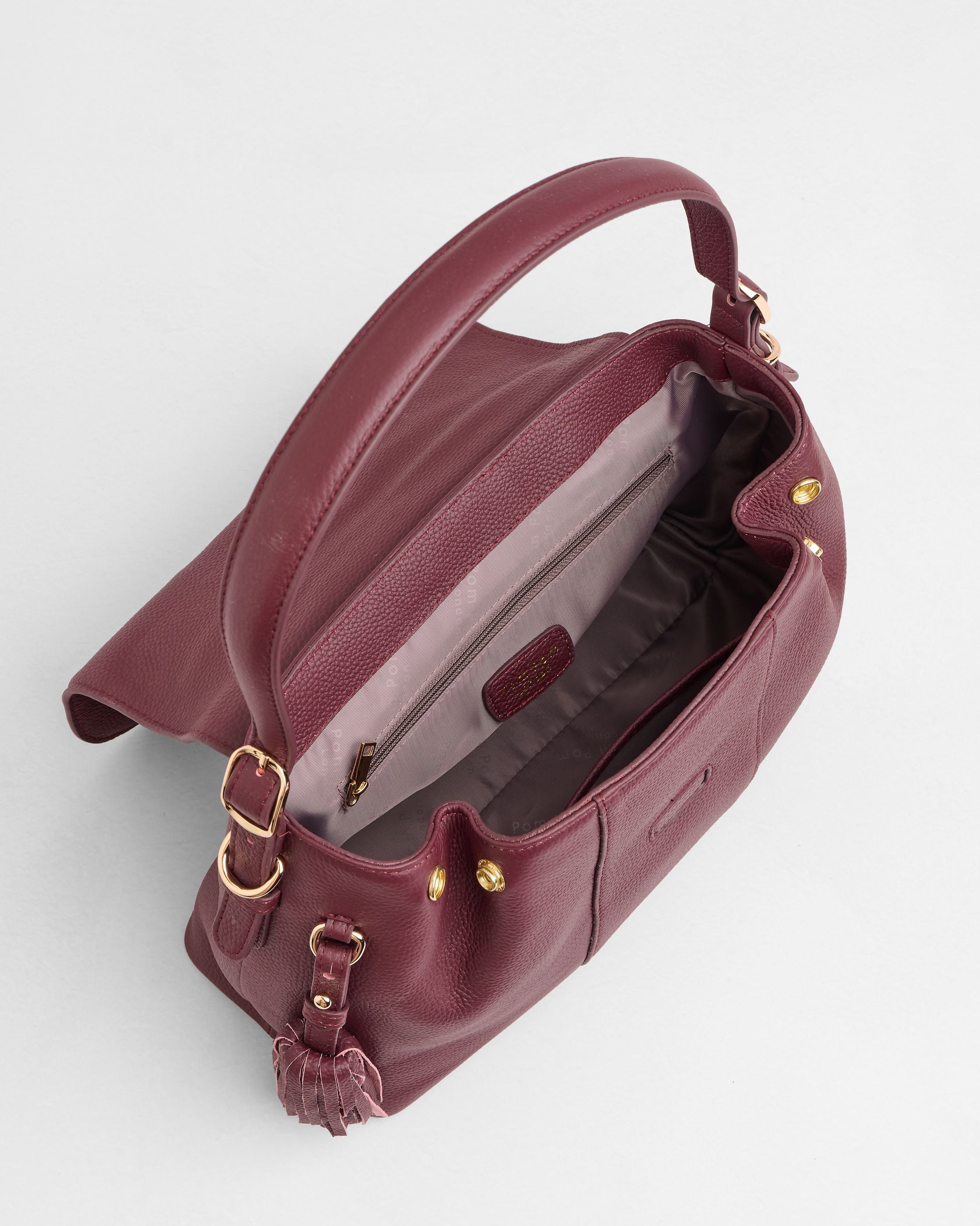 Pom Pom London Strand Dark Maroon