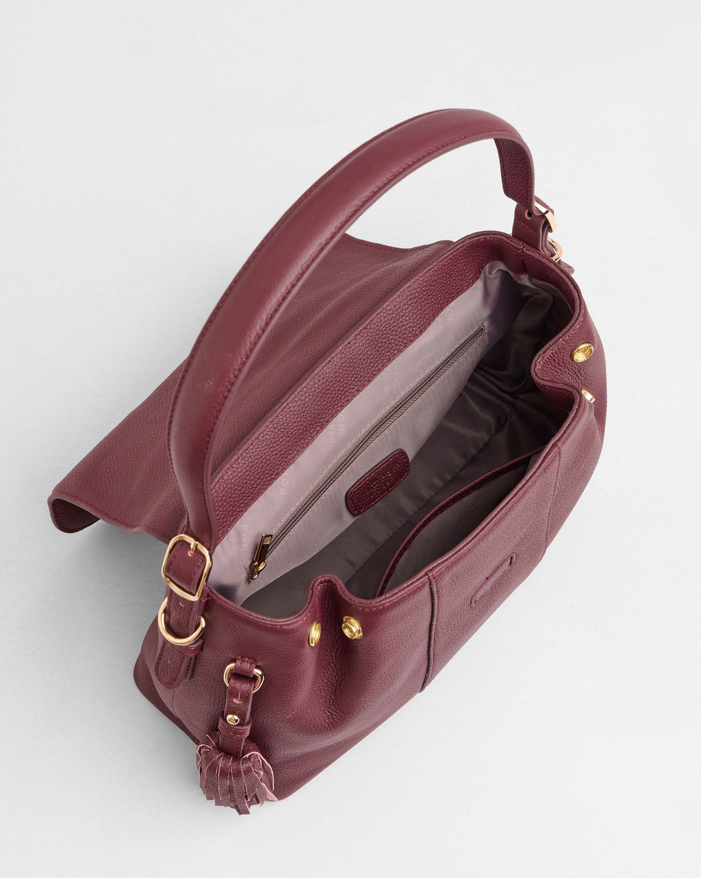 Pom Pom London Strand Dark Maroon