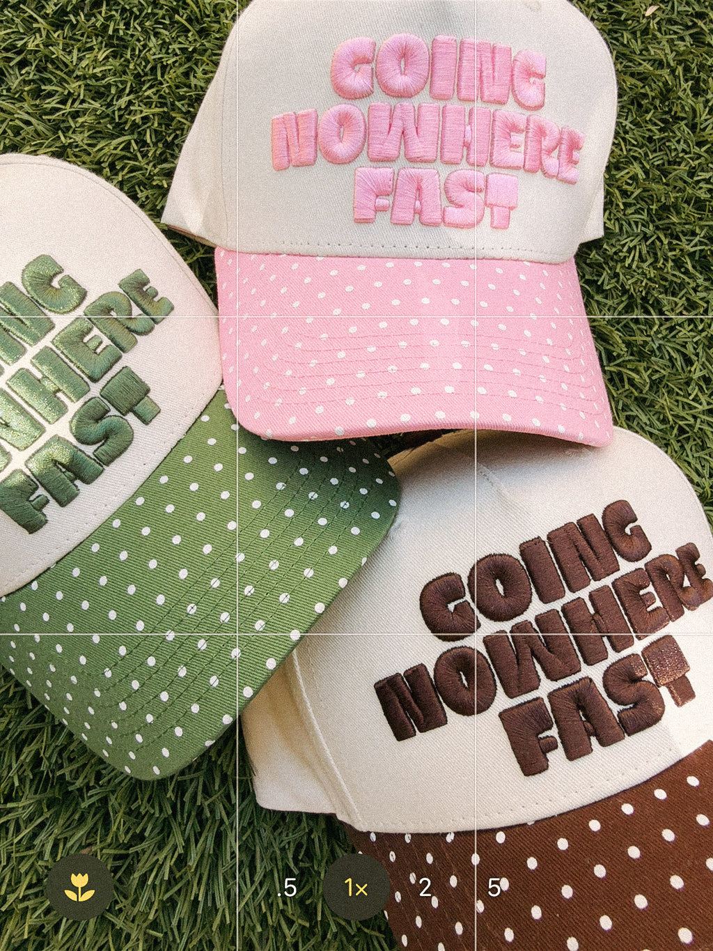 Going Nowhere Fast Trucker Hat  - Pink (July Ship)