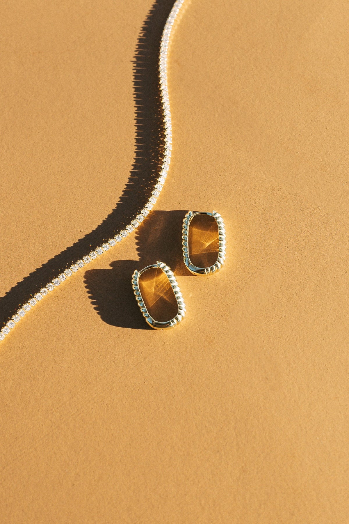 14K Luxe Roma Twisted Hoop Earrings 2