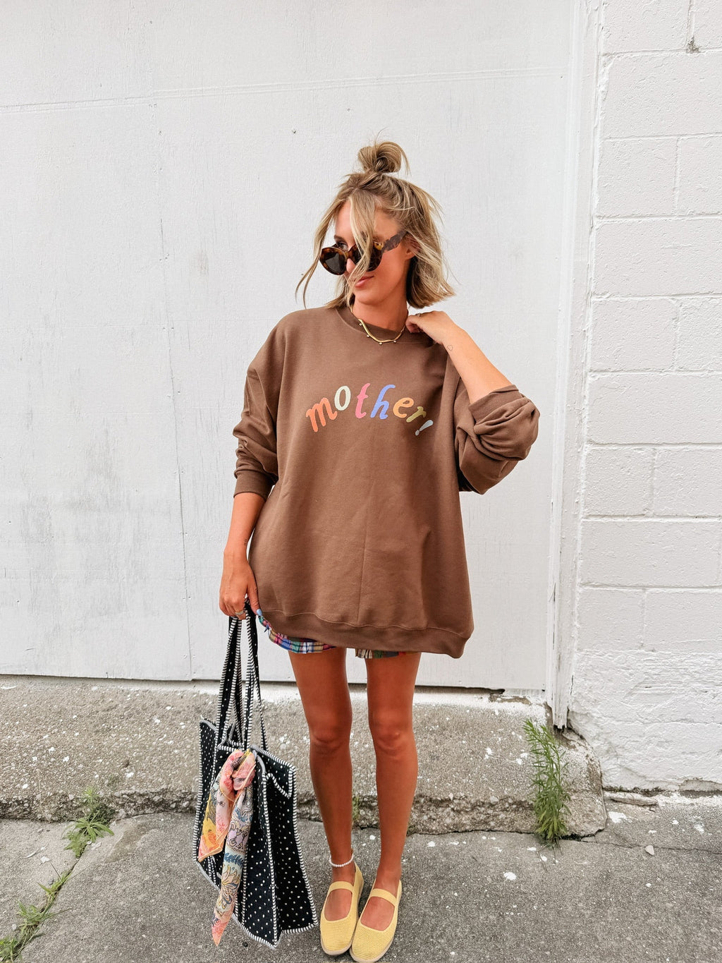 Multicolor Mother! Sweatshirt - Brown