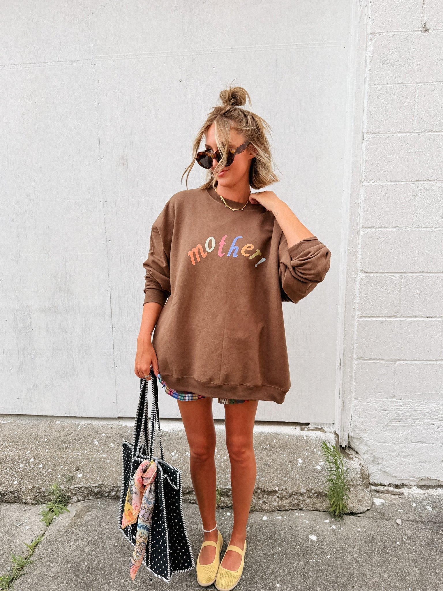 Multicolor Mother! Sweatshirt - Brown