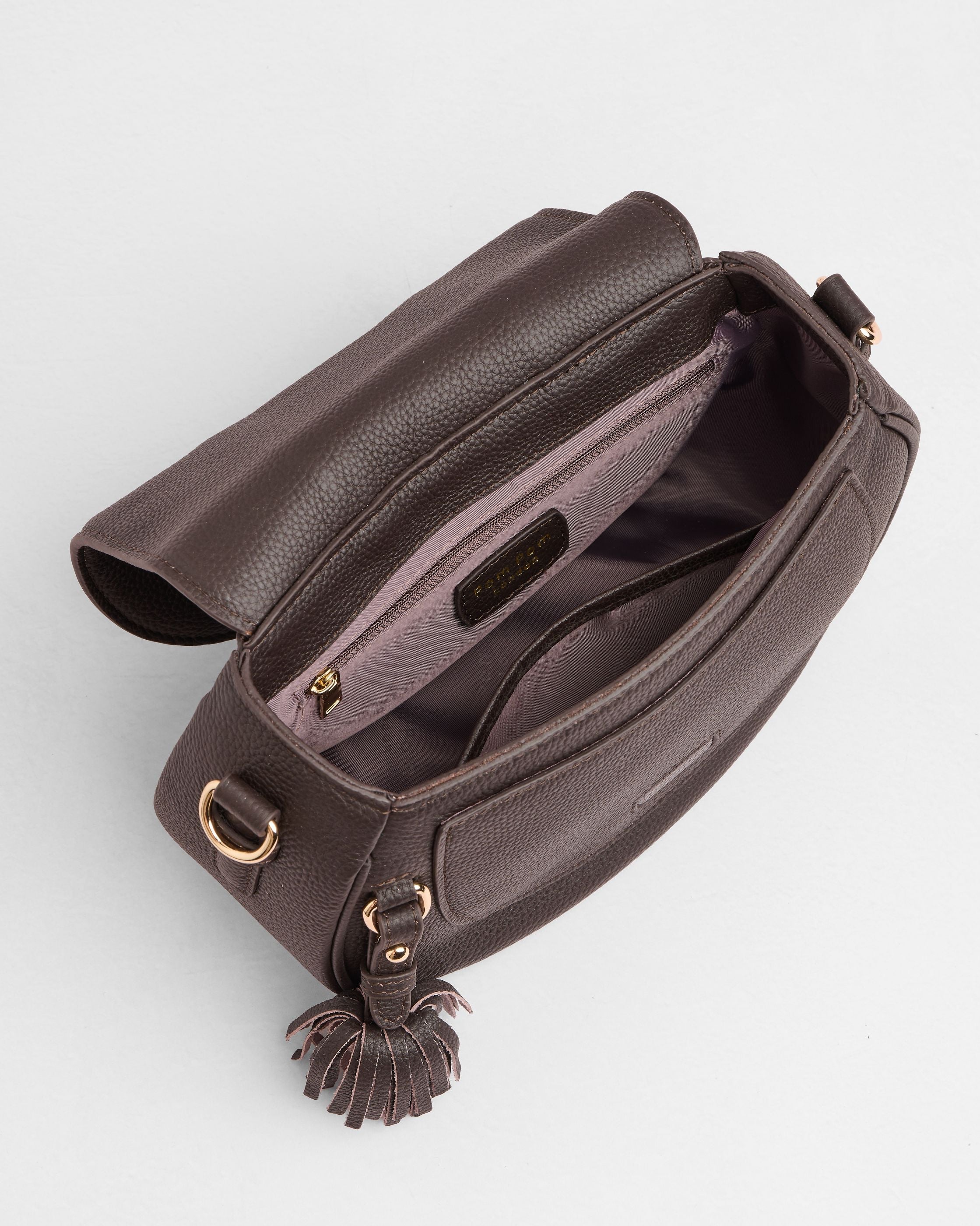 Pom Pom London Wilmington Chocolate Plum