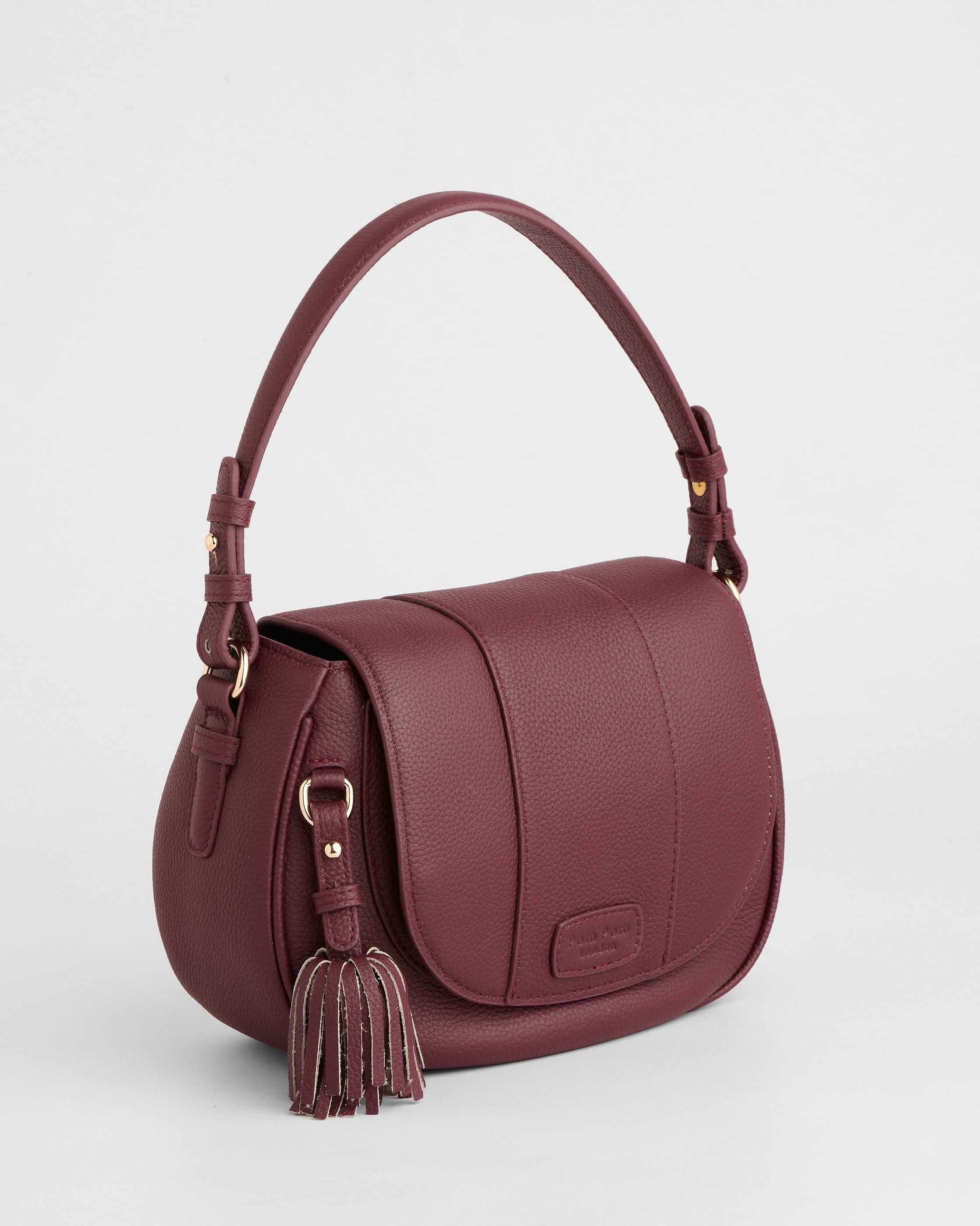 Pom Pom London Wilmington Dark Maroon