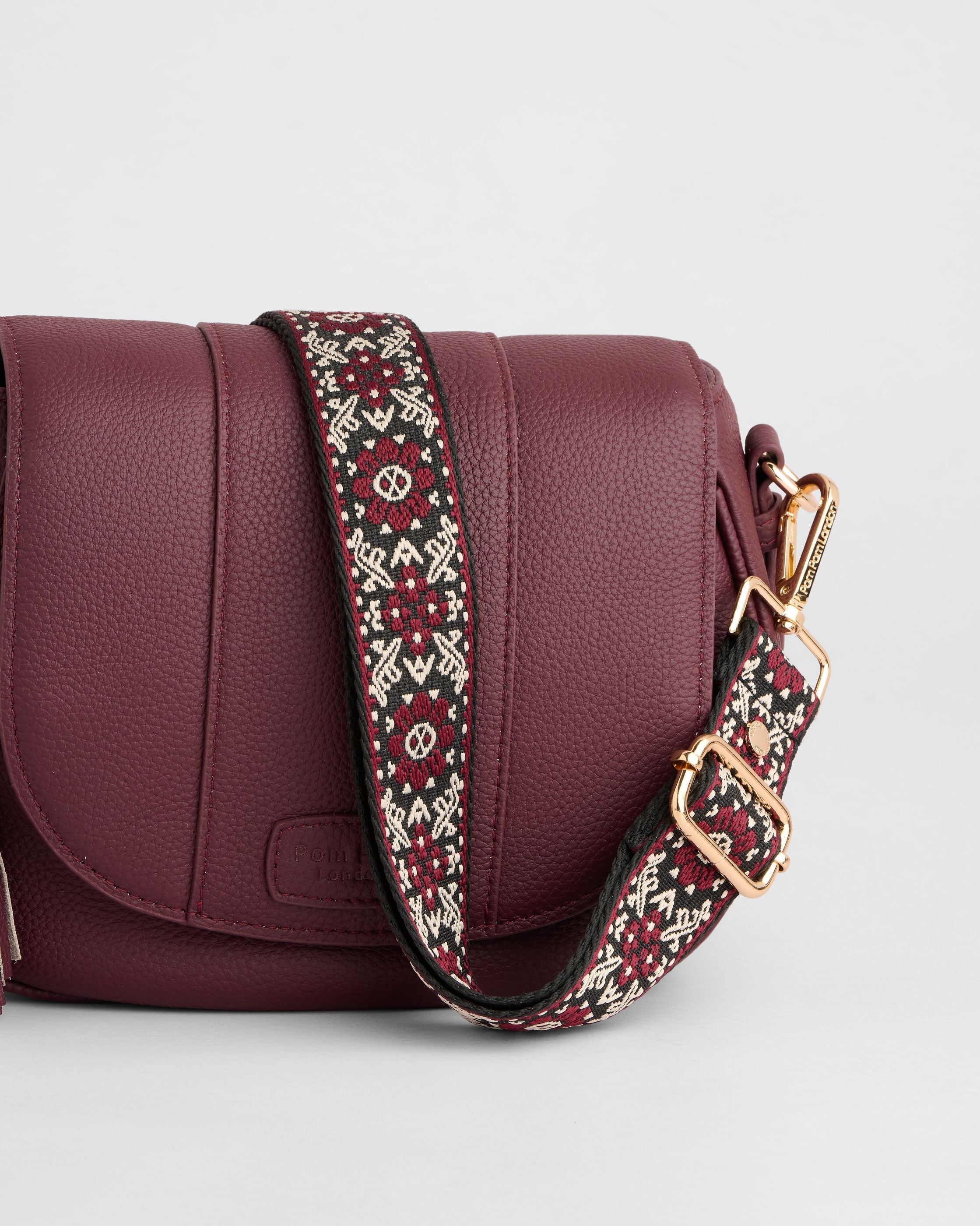 Pom Pom London Wilmington Dark Maroon