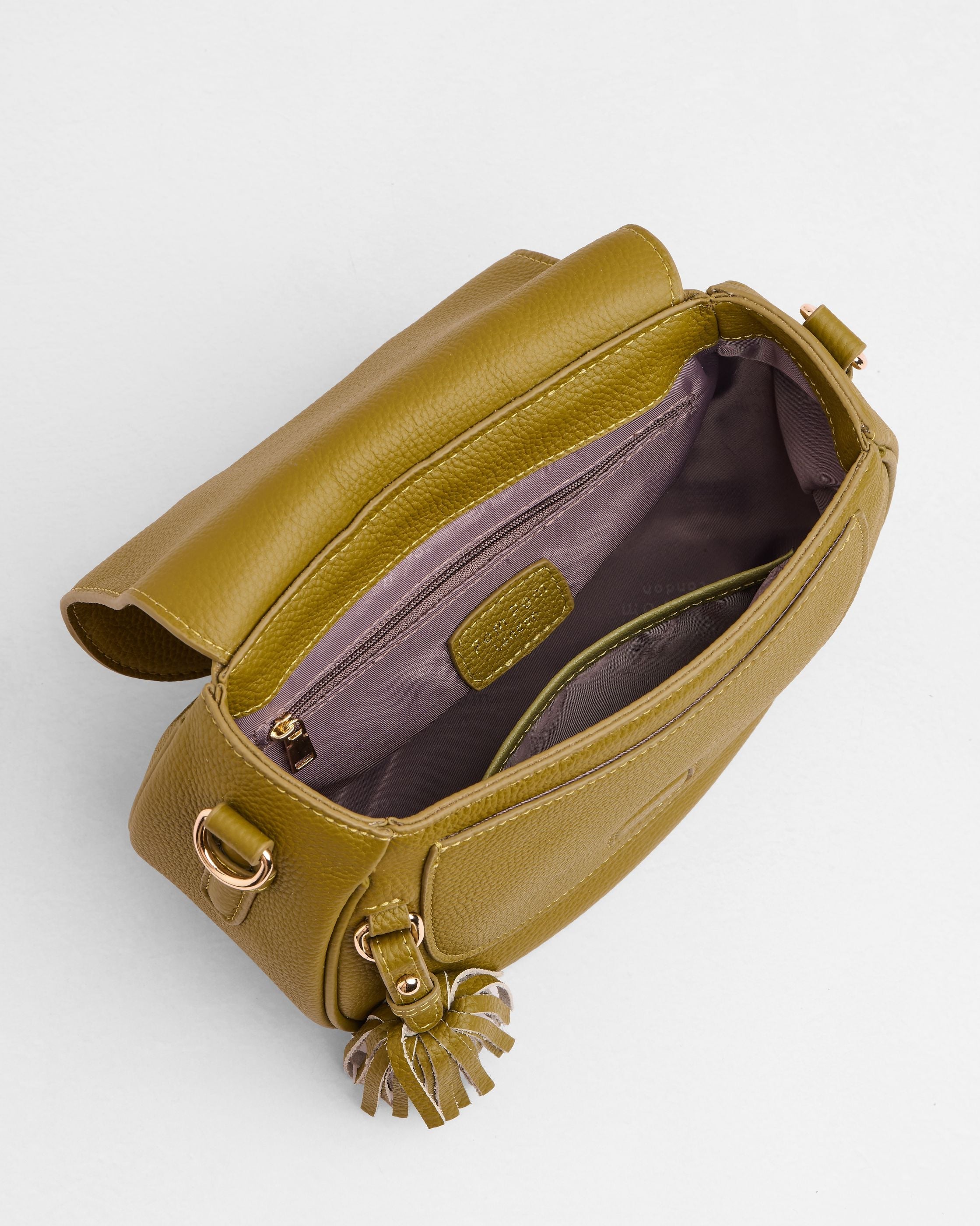 Pom Pom London Wilmington Olive Green