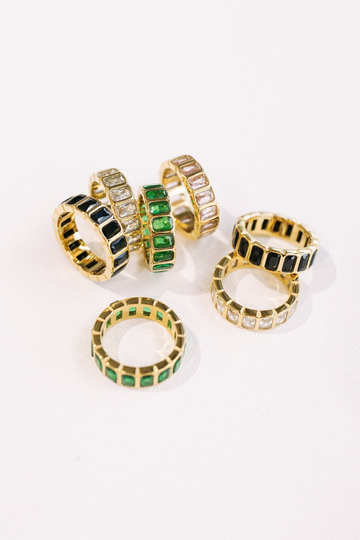 Crystal Eternity Ring