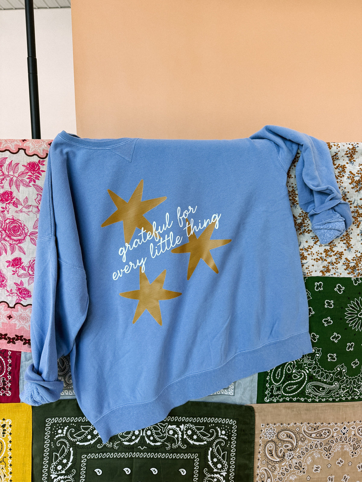 ETTA OG | grateful for every little thing sweatshirt - denim.