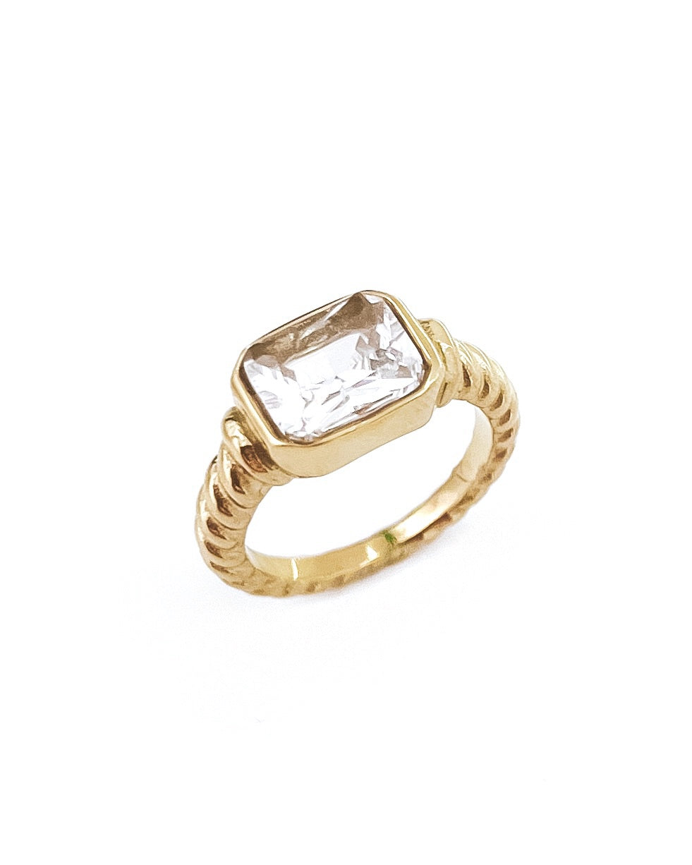 Runa Stone Ring || Choose Color