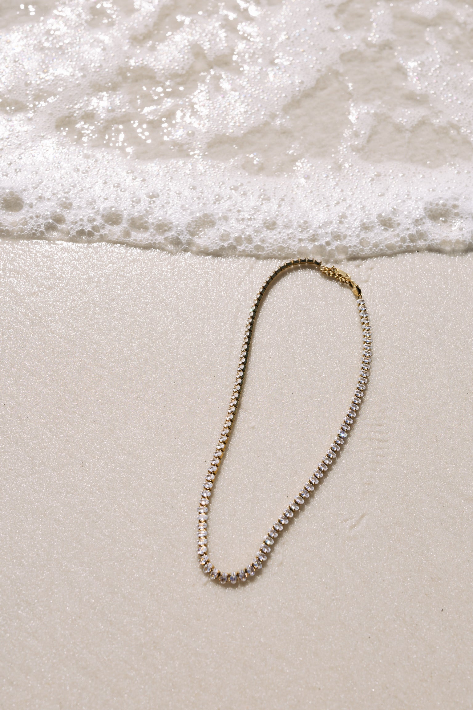 Henrietta Oval Tennis Necklace