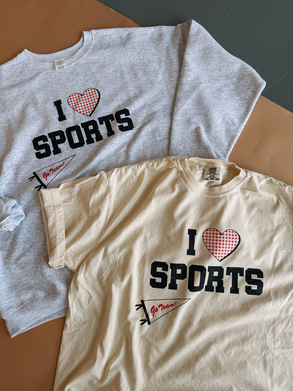 I Love Sports Graphic Tee - Ivory