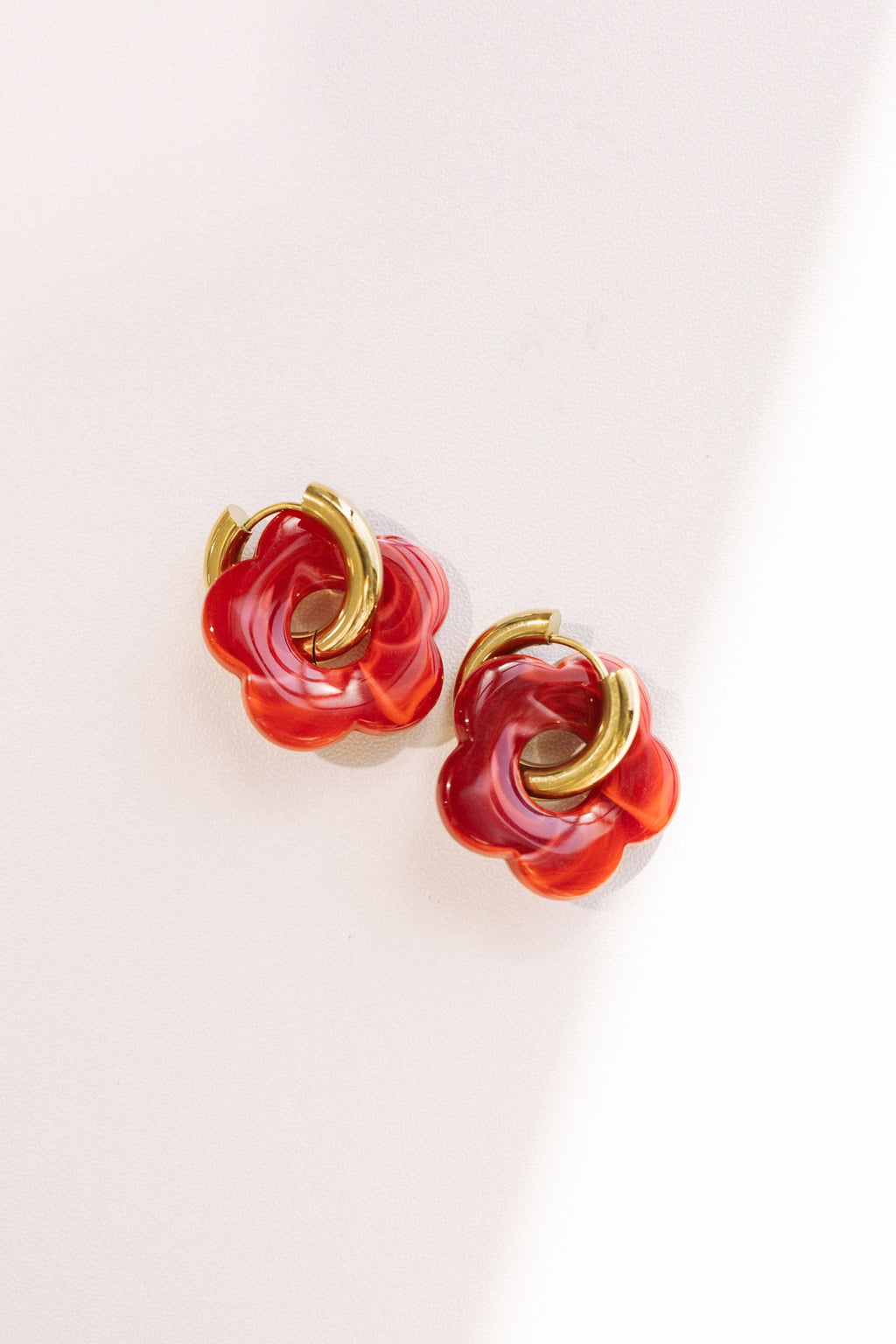 Color Me Daisy Hoop Earrings || Choose Color