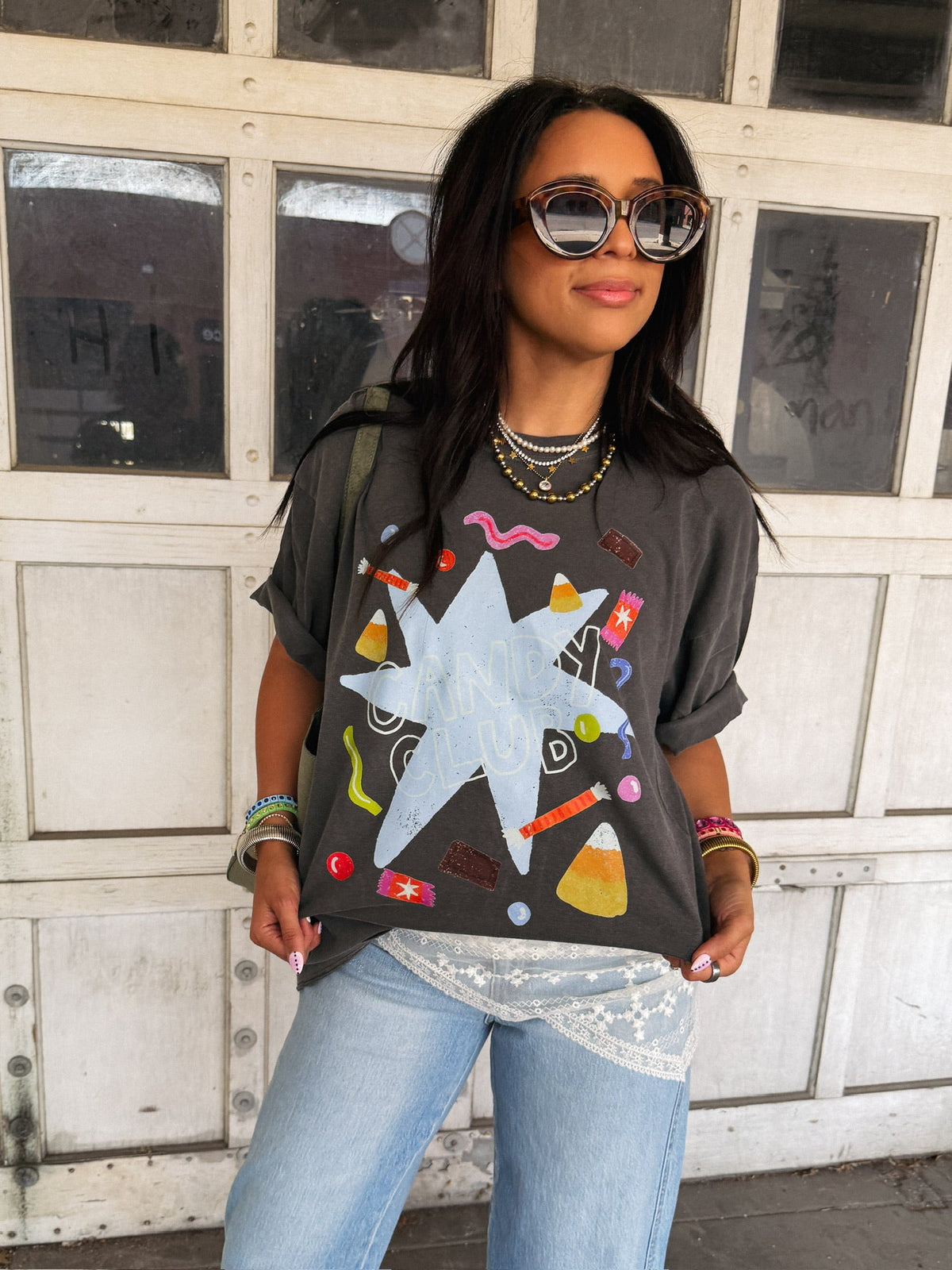 Candy Club Tee - Charcoal 5