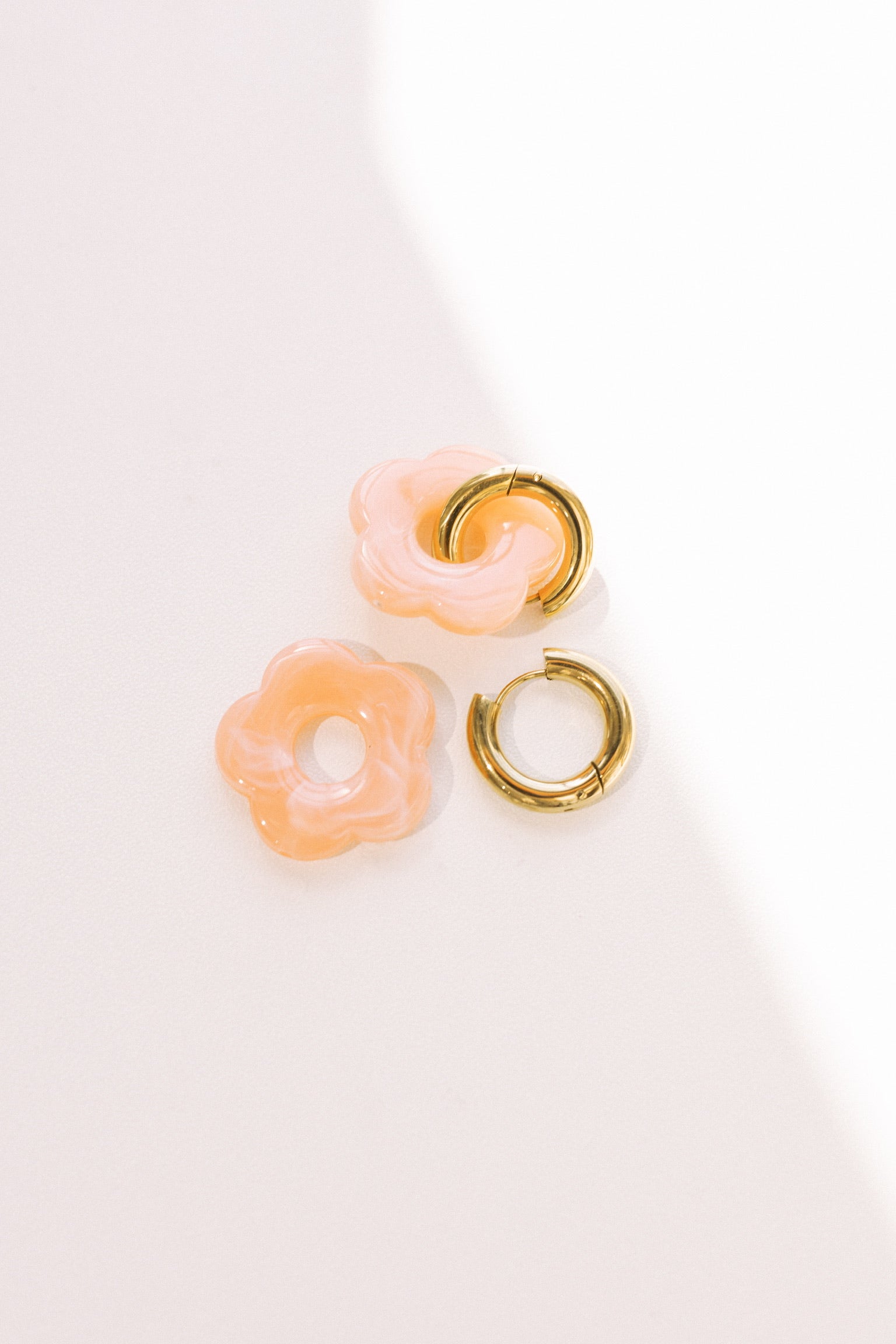 Color Me Daisy Hoop Earrings || Choose Color