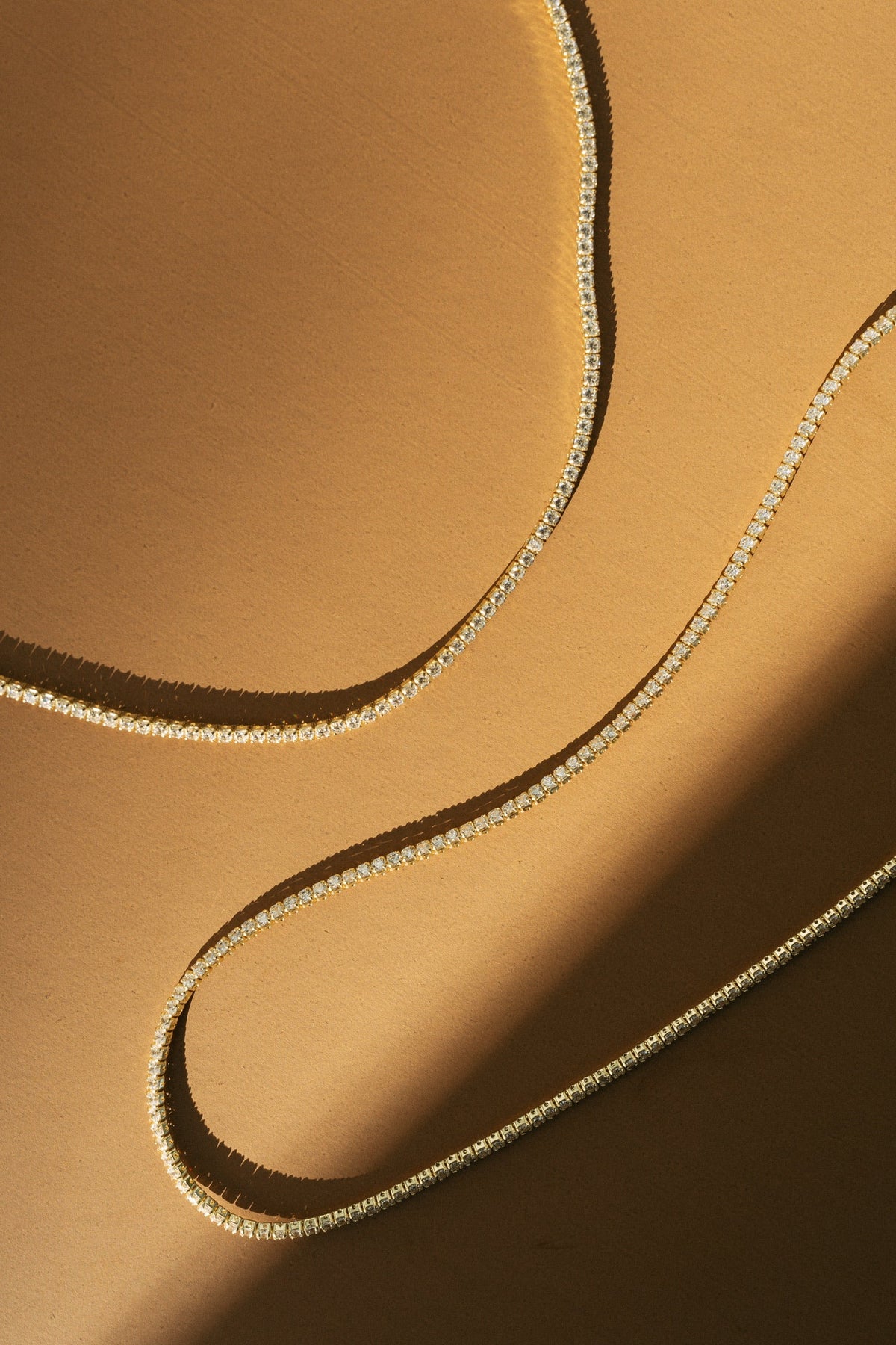14K Luxe Timeless Tennis Necklace 4