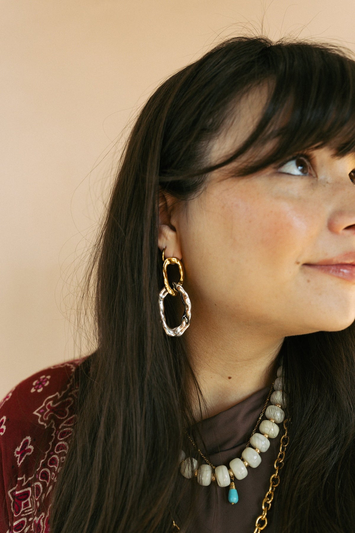 Esme Mixed Metal Earrings 2