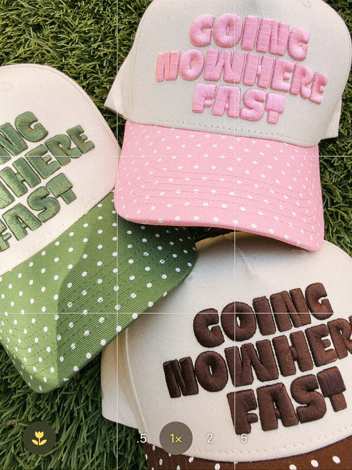 Going Nowhere Fast Trucker Hat  - Brown (July Ship)