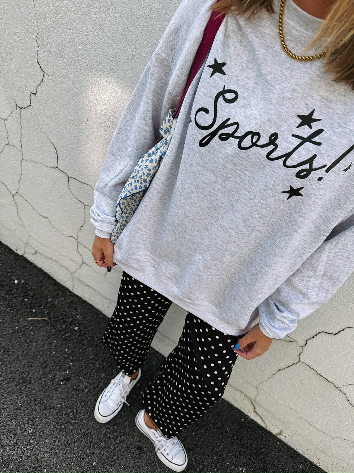 Sports! Sweatshirt - Hanes / Ash