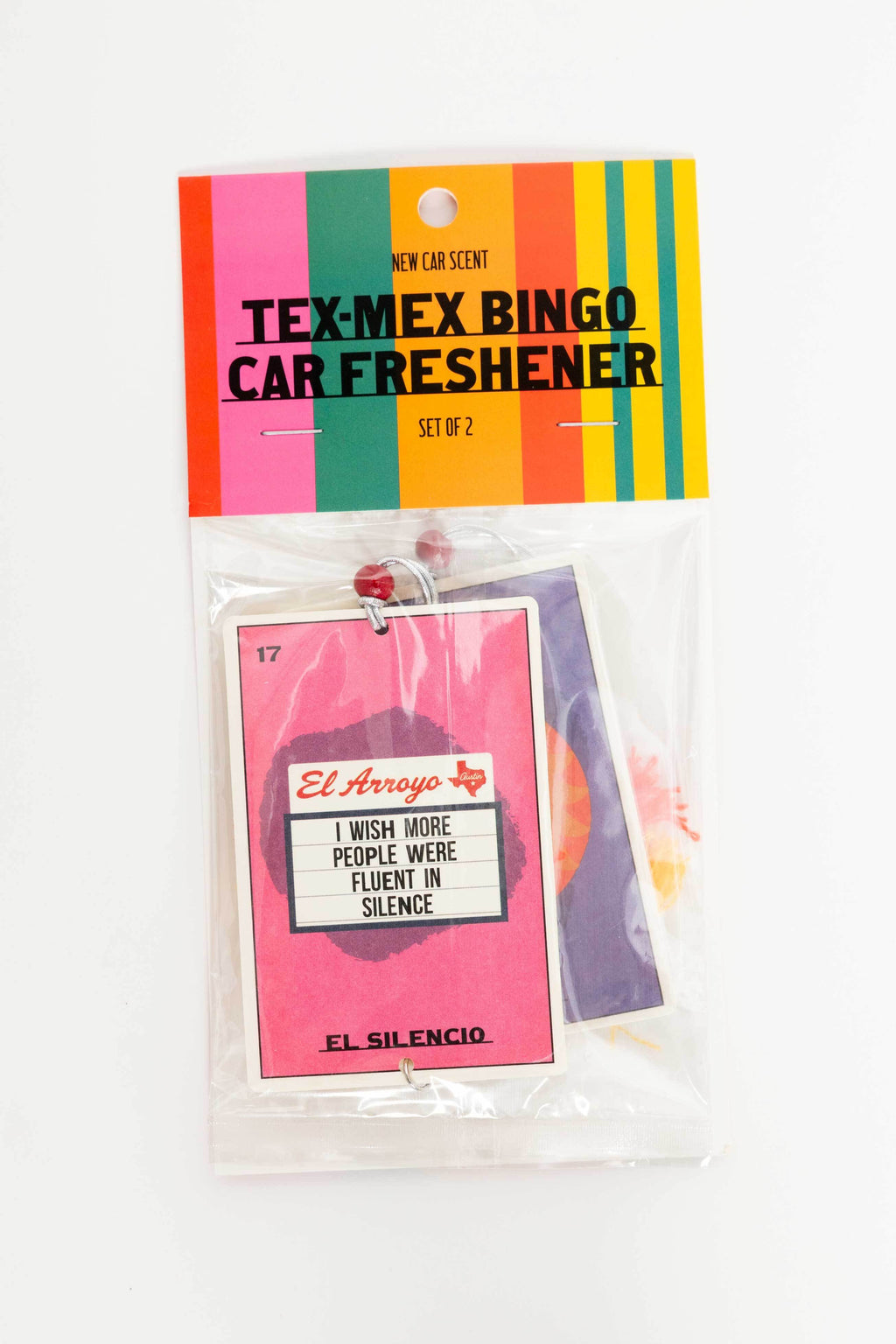 Tex-Mex Bingo Car Air Freshener (2 Pack) - El Sol
