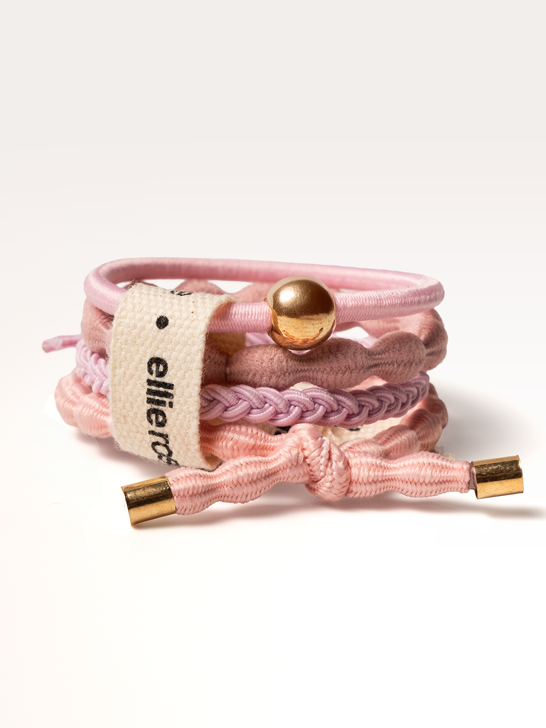 Elastics Multi-Pack, Set of 4, Blush