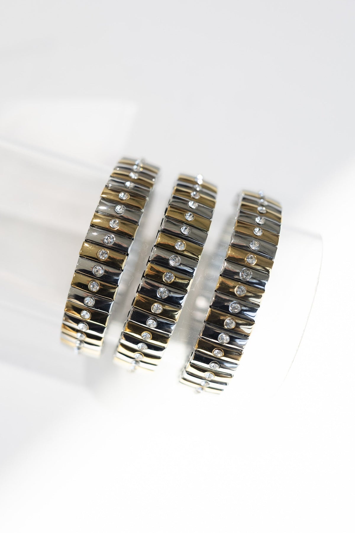 The Luxe Link Bracelet - Tiny Mixed Metals
