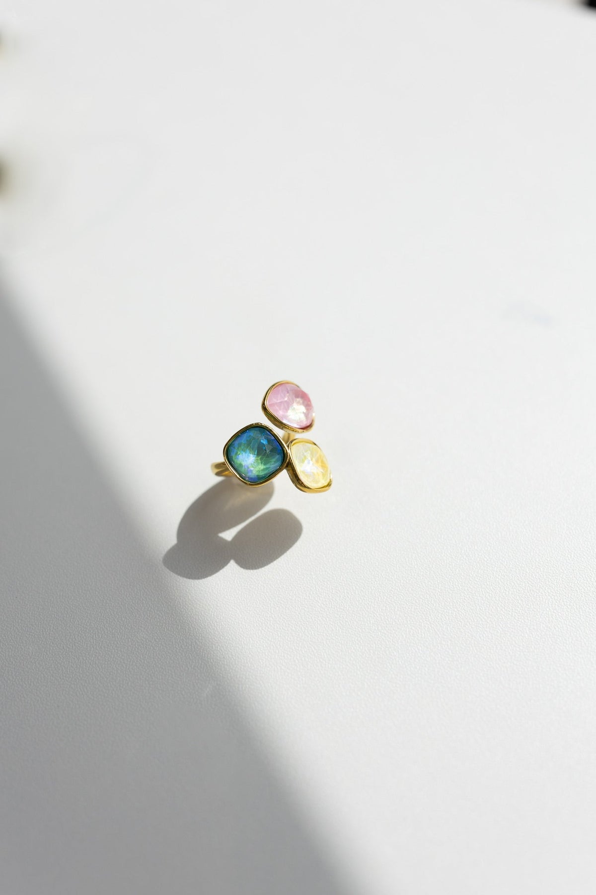 Remi Colorful Crystal Ring