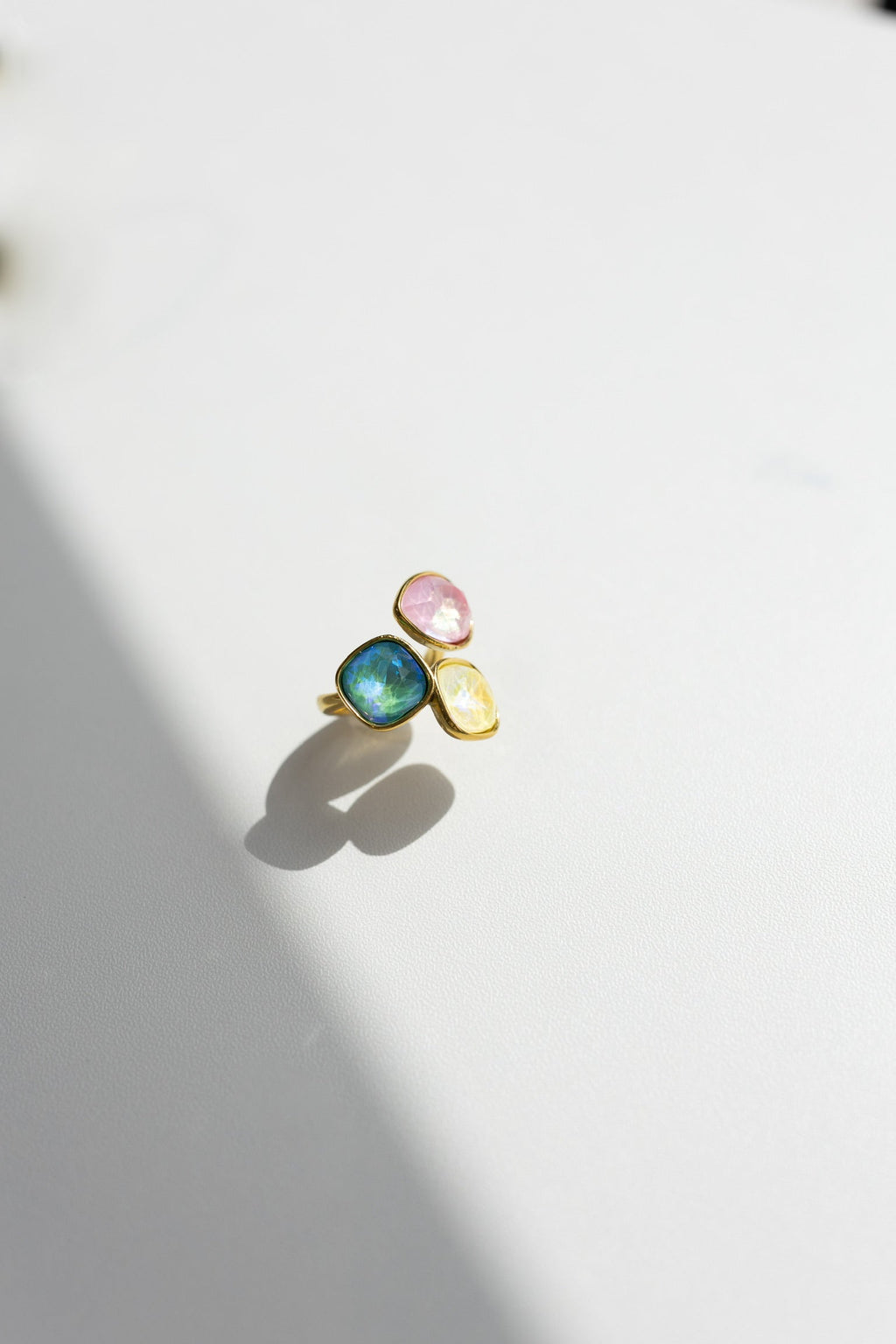 Remi Colorful Crystal Ring
