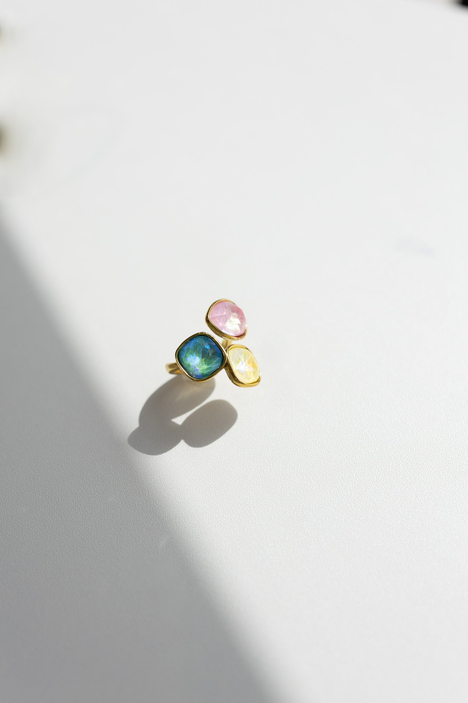 Remi Colorful Crystal Ring